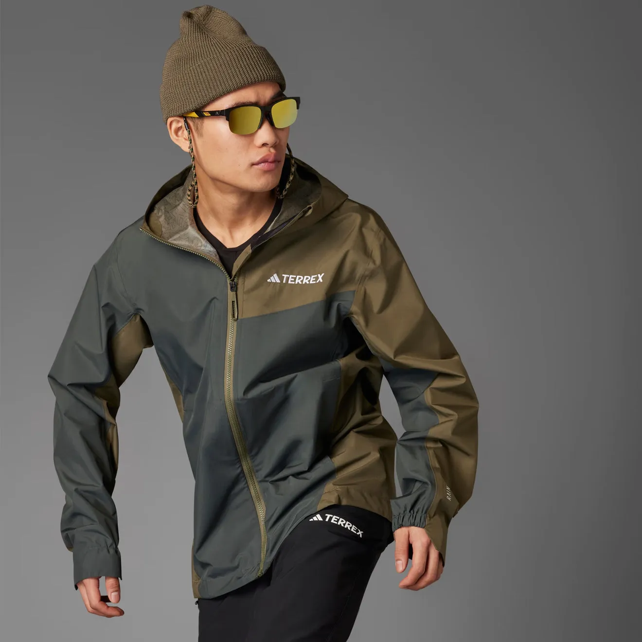 Adidas Terrex Multi 2.5L Rain.Rdy Jacket Legend Ivy / Olive Strata