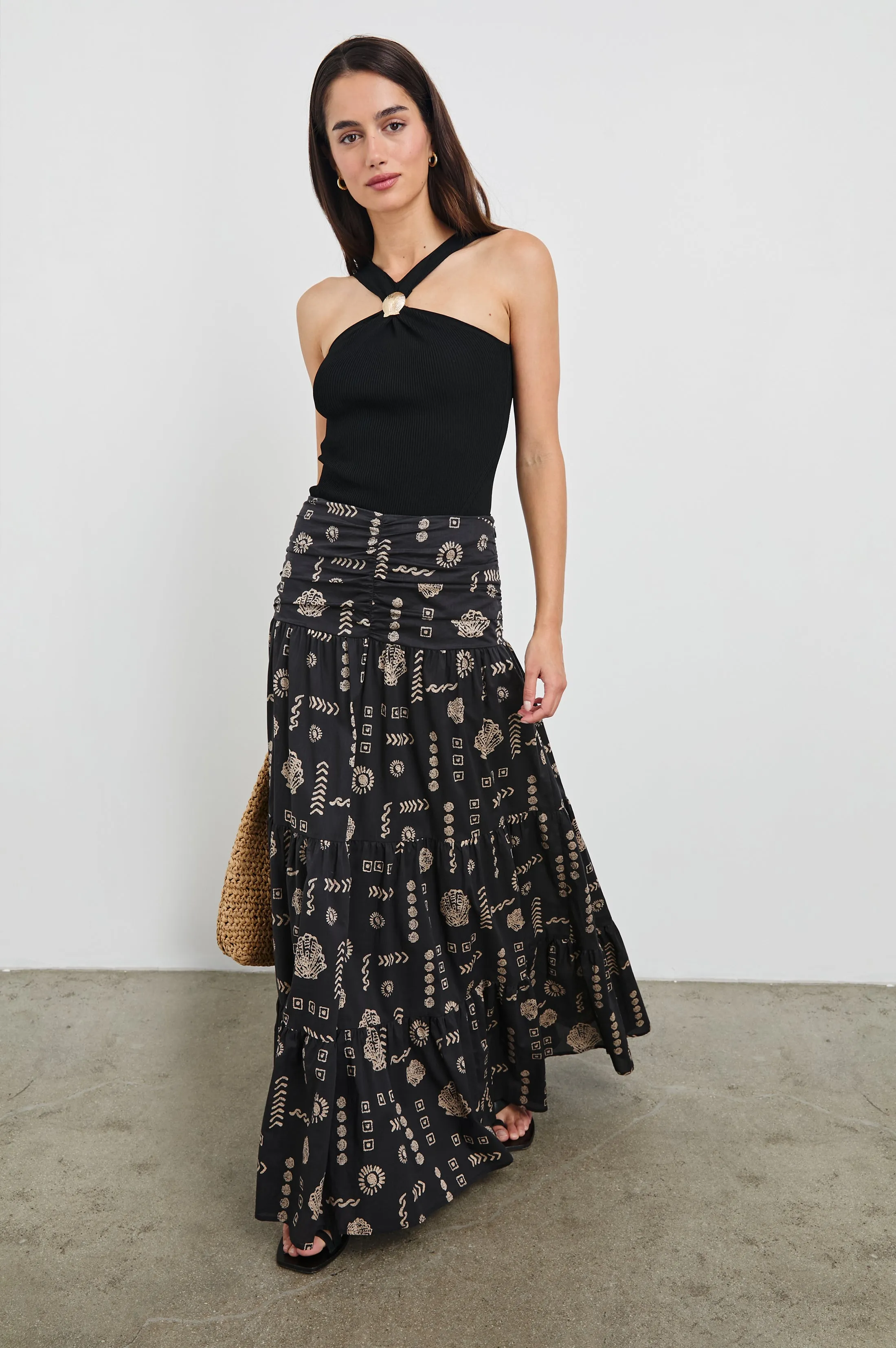 AGATHA SKIRT - BEACH SHELLS Rails