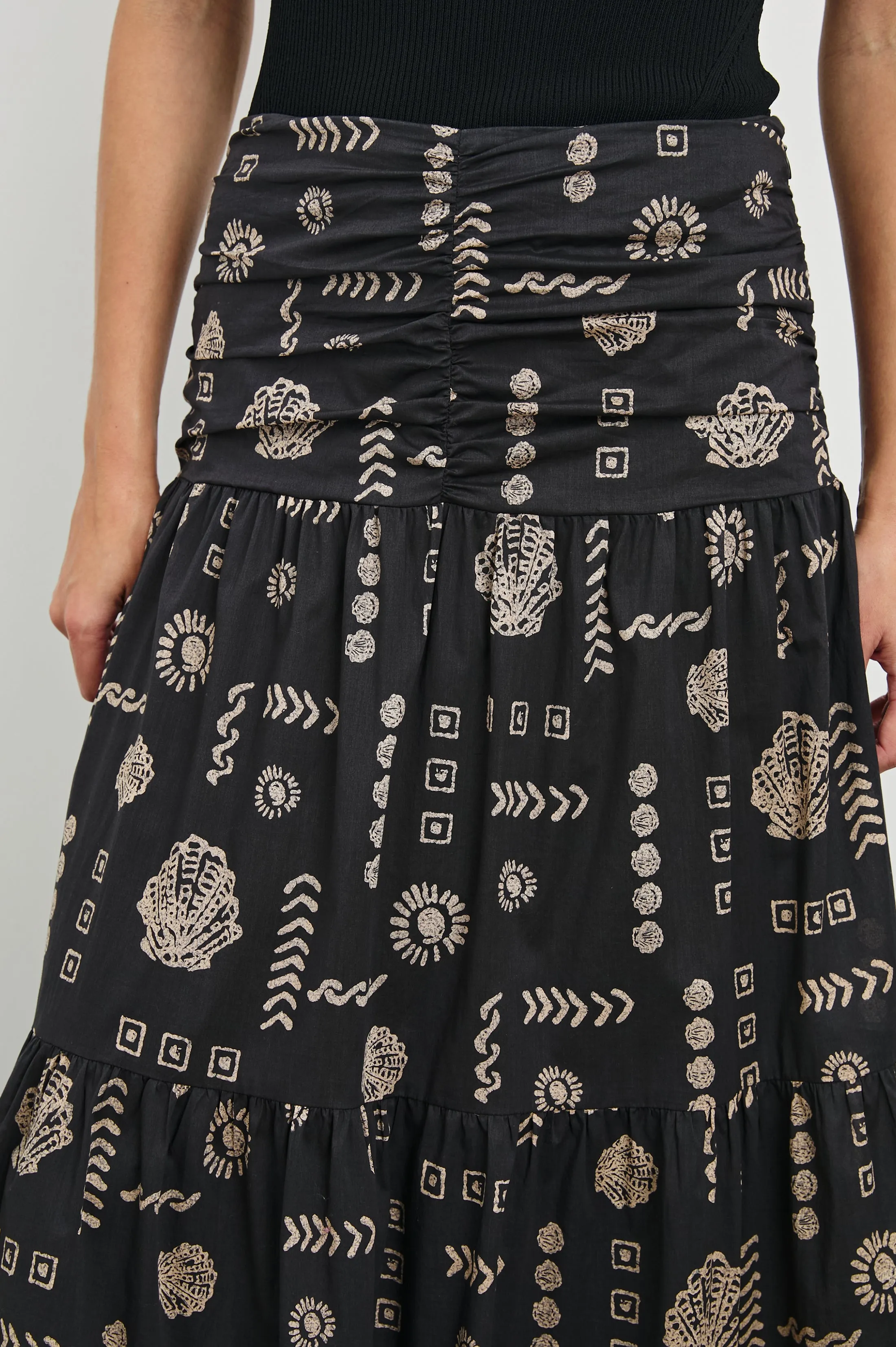 AGATHA SKIRT - BEACH SHELLS Rails