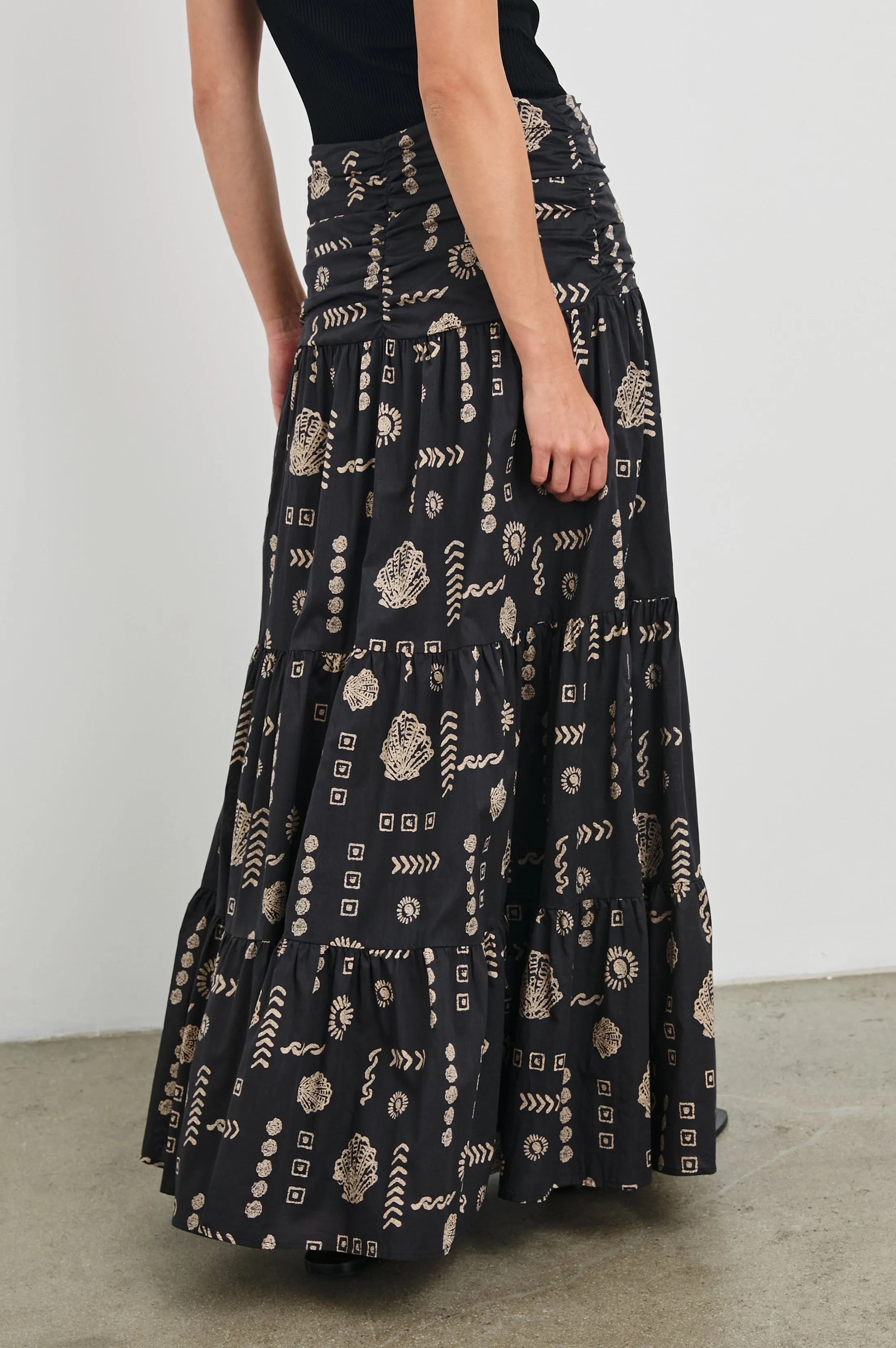 AGATHA SKIRT - BEACH SHELLS Rails