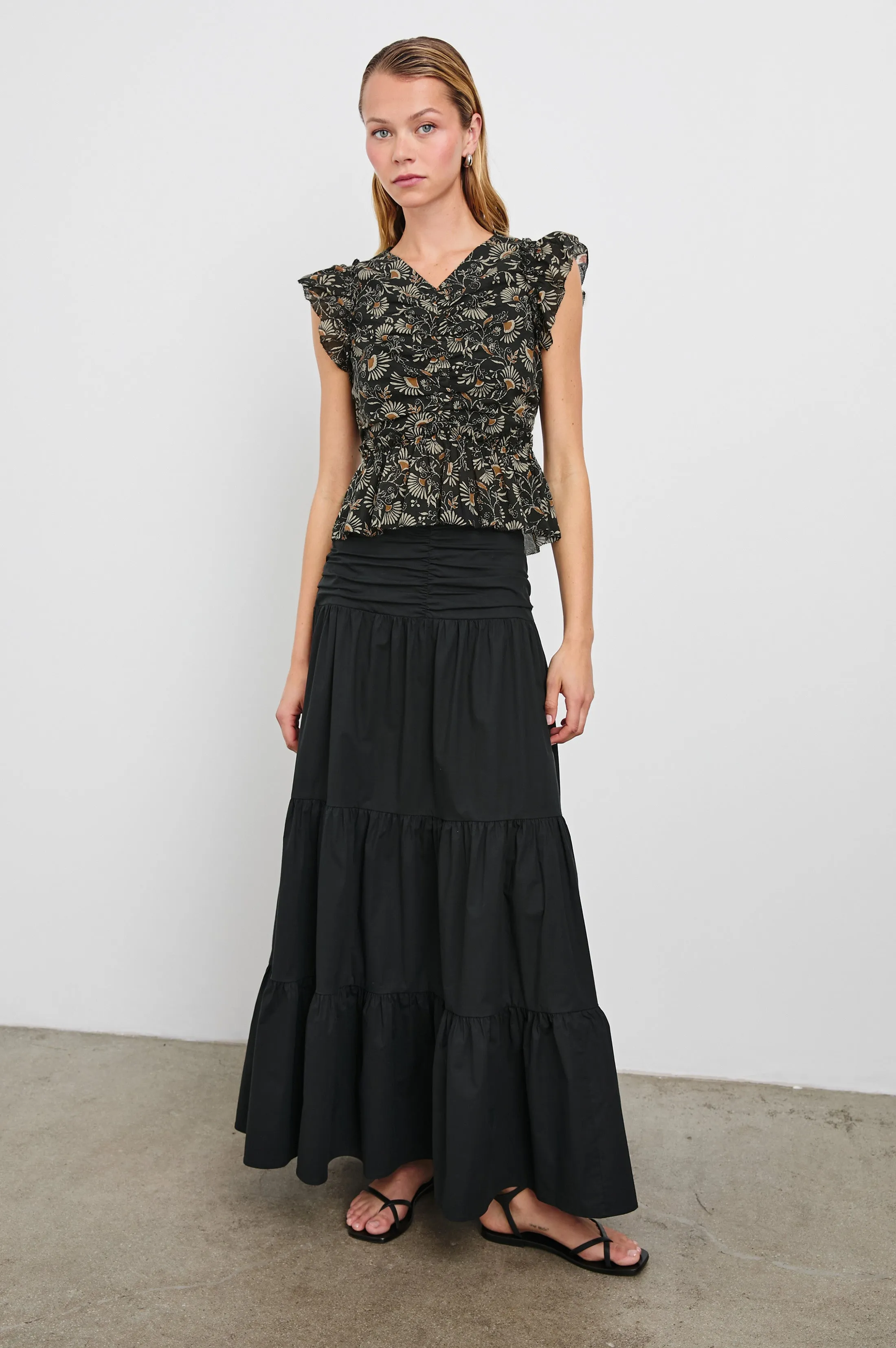 AGATHA SKIRT - BLACK Rails