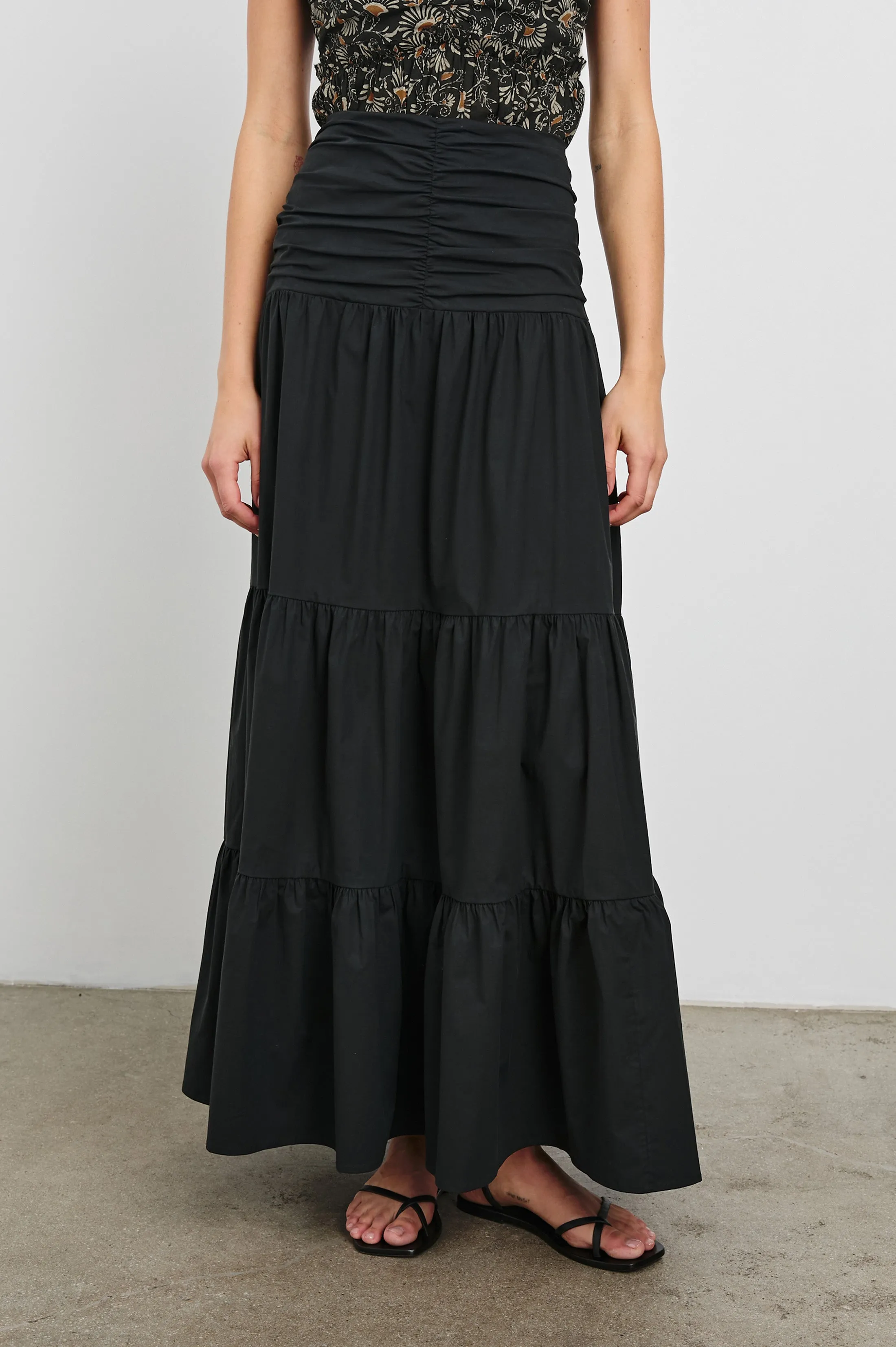 AGATHA SKIRT - BLACK Rails
