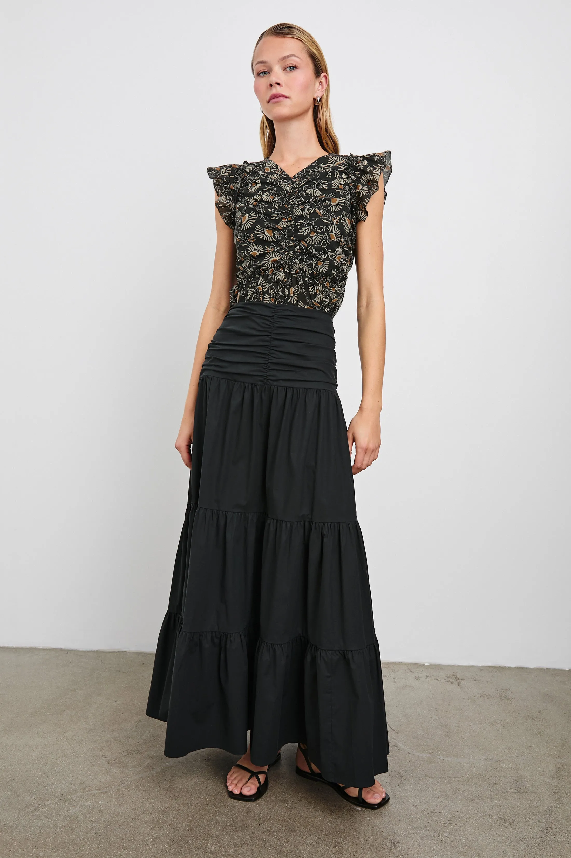 AGATHA SKIRT - BLACK Rails
