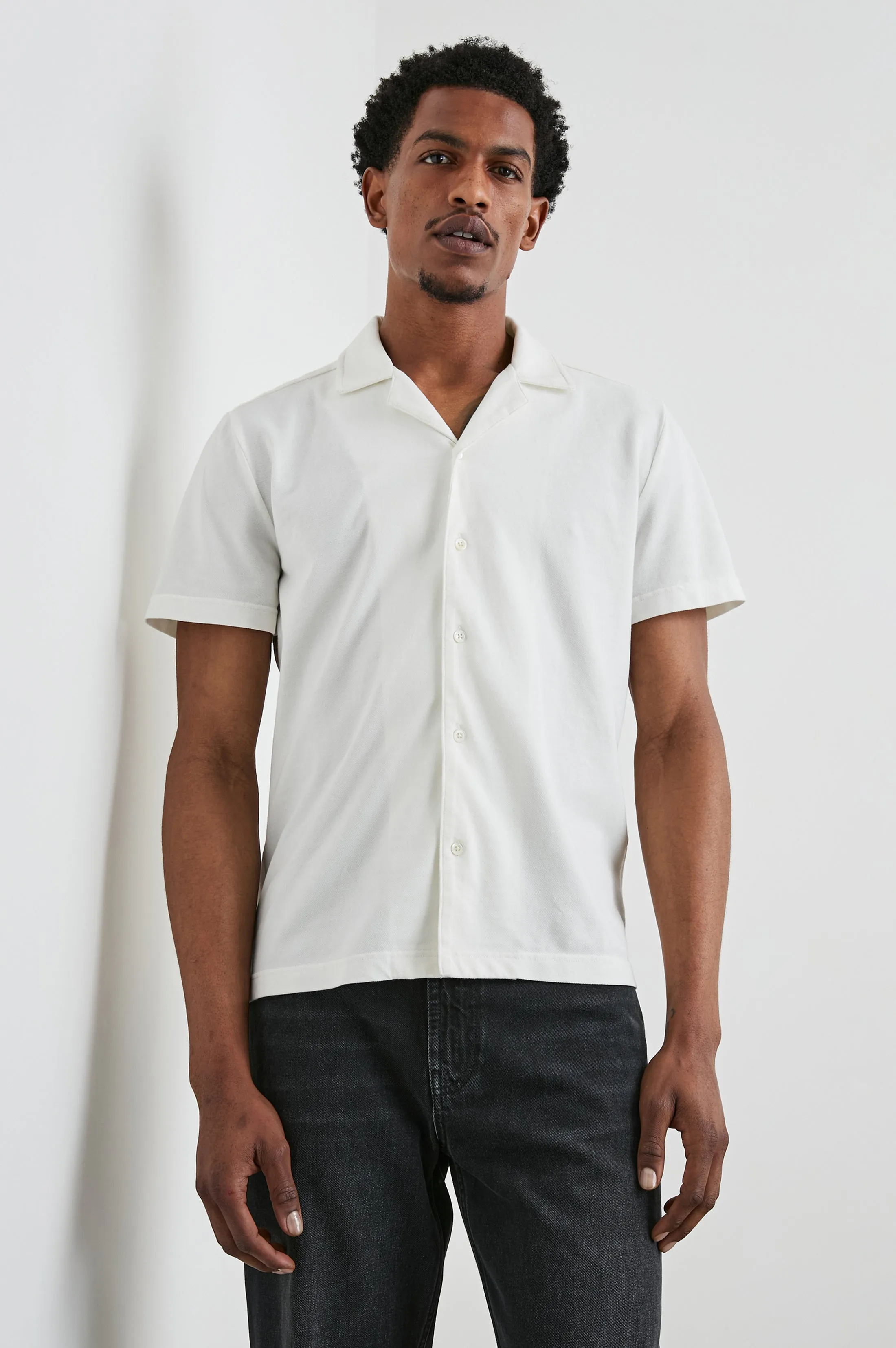 ALAIN SHIRT - DOVE Rails