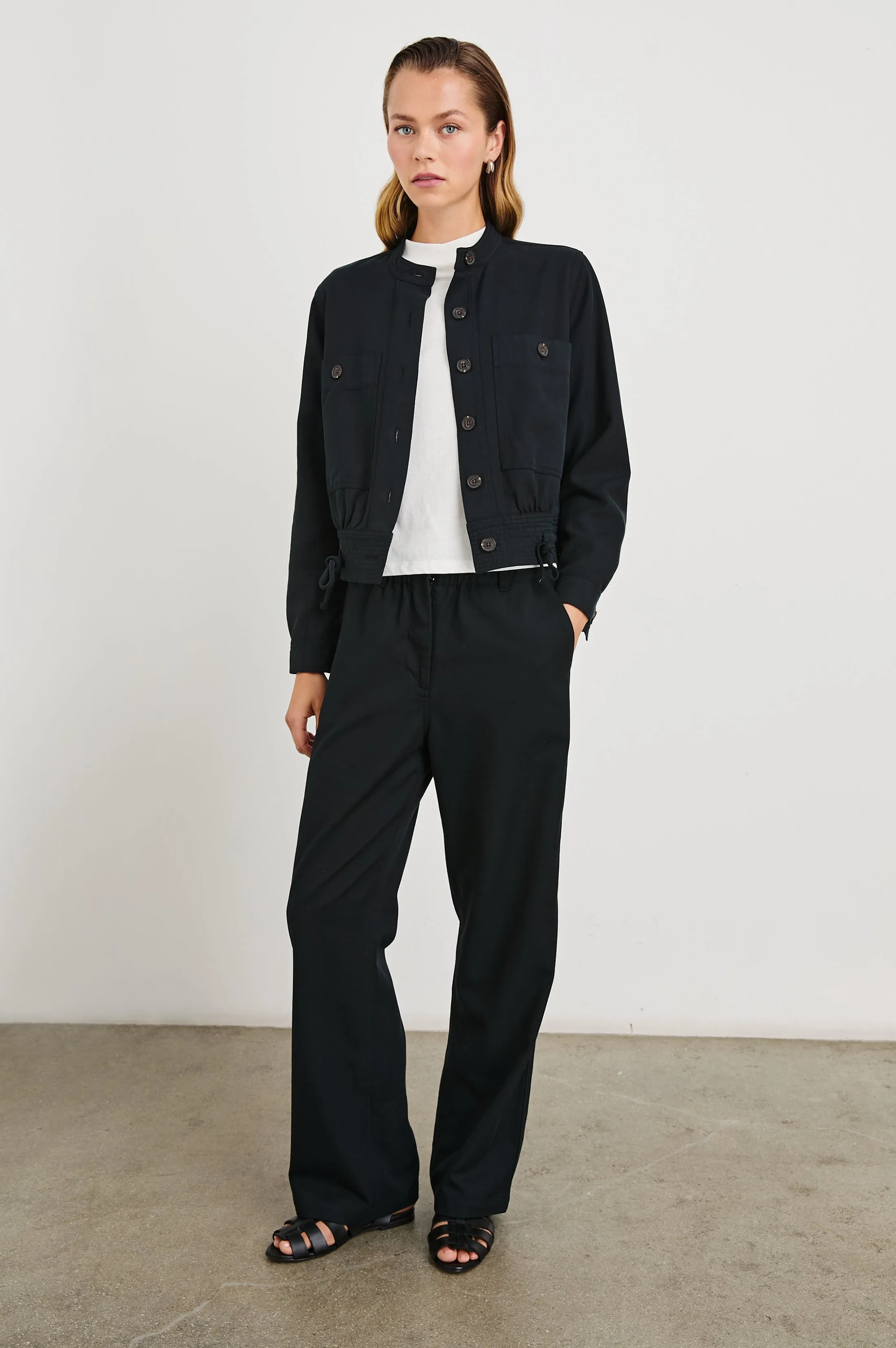 ALMA JACKET - BLACK Rails
