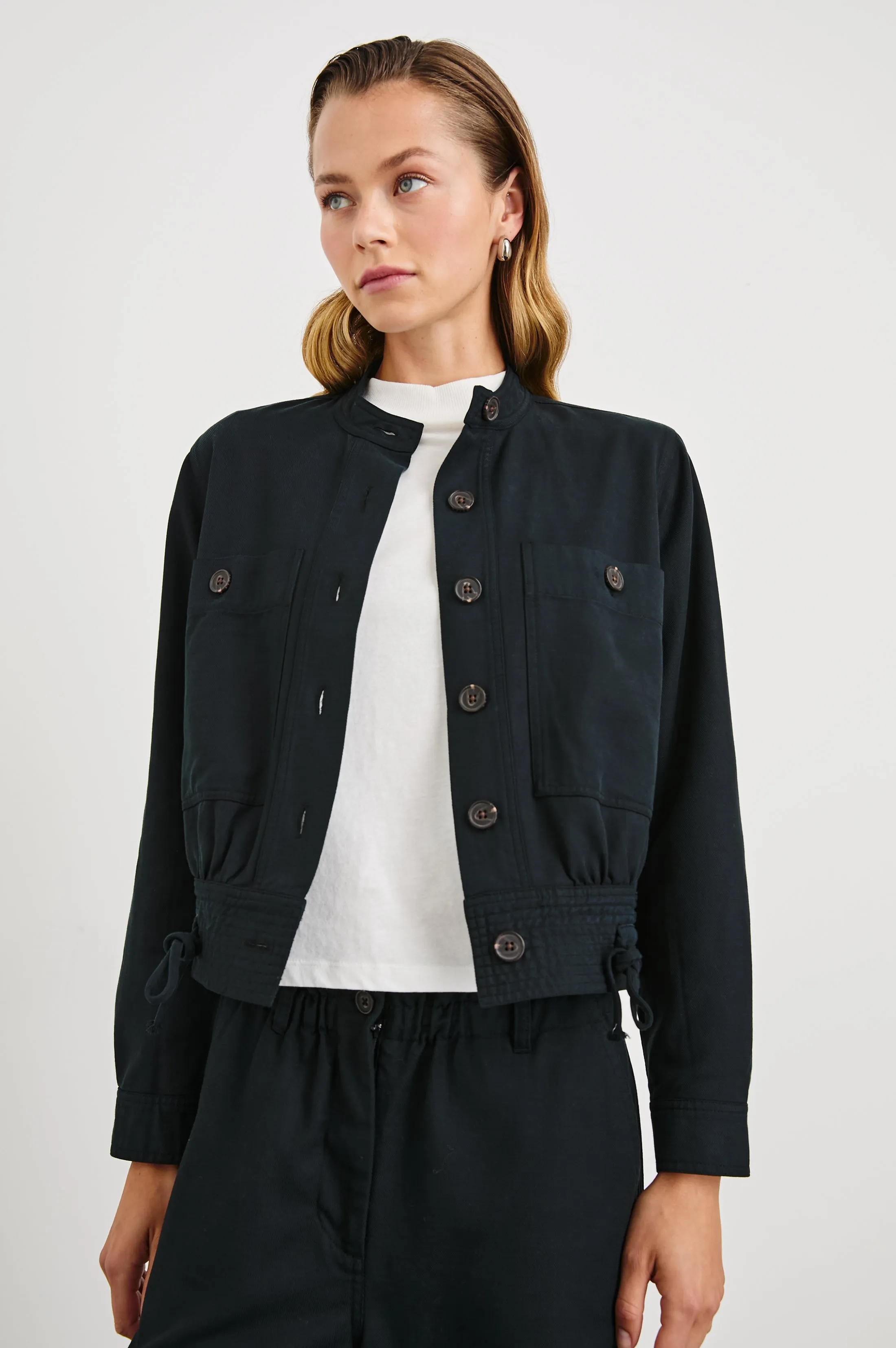 ALMA JACKET - BLACK Rails
