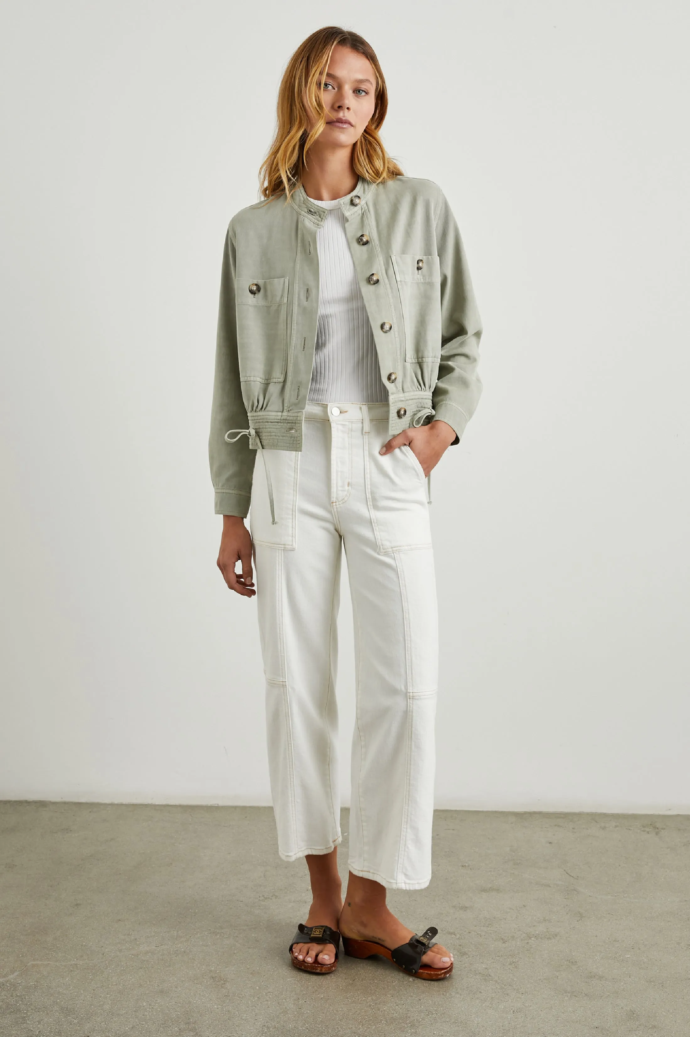 ALMA JACKET - SAGE Rails
