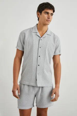 AMALFI SHIRT - FADED SEERSUCKER Rails