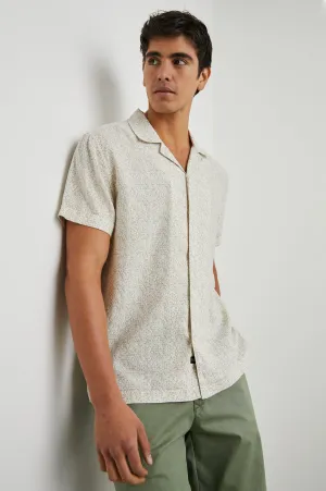 AMALFI SHIRT - PAINTED TILE KHAKI Rails