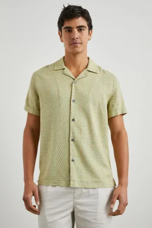 AMALFI SHIRT - PAINTED TILE MATCHA Rails