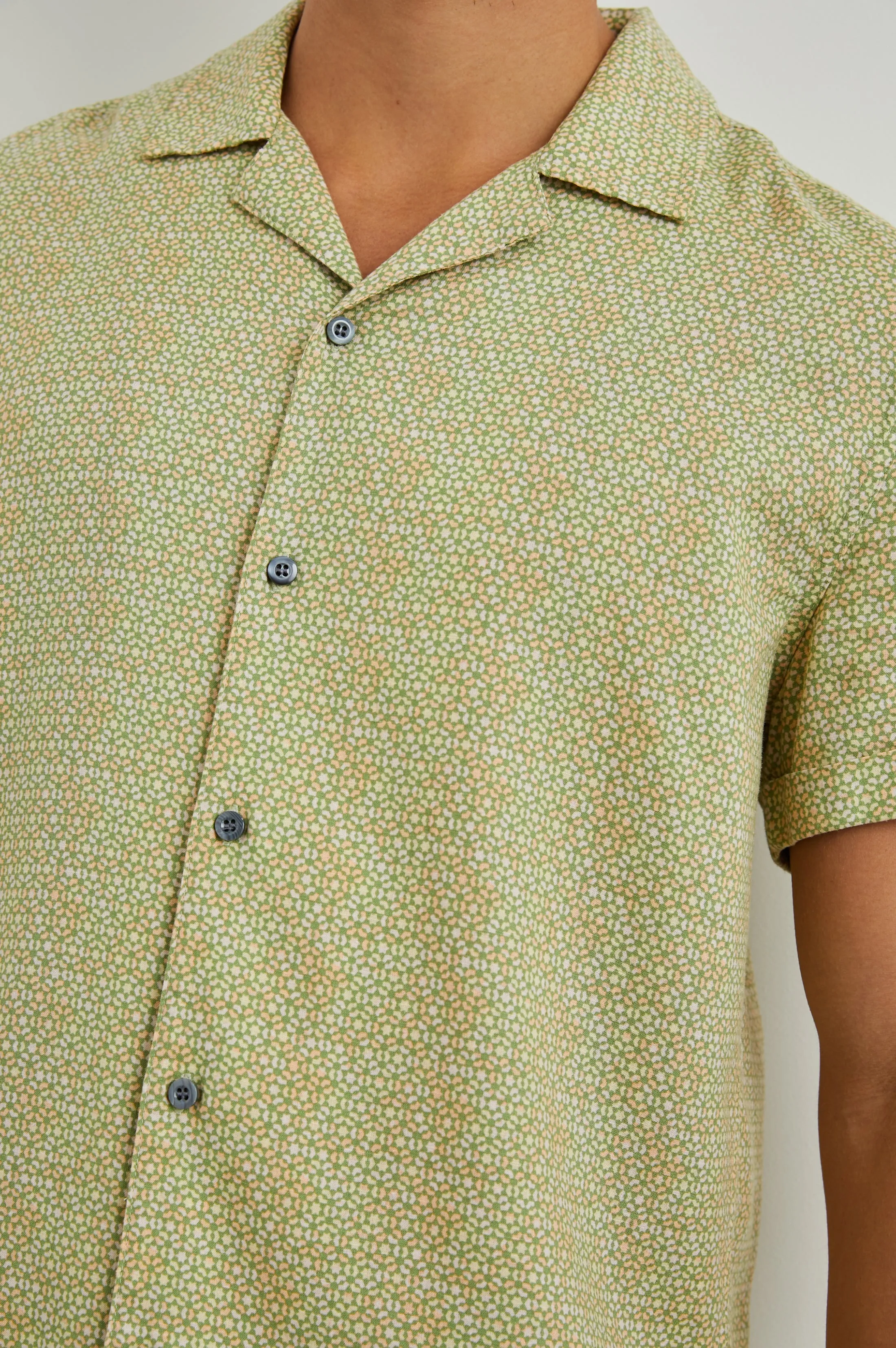 AMALFI SHIRT - PAINTED TILE MATCHA Rails
