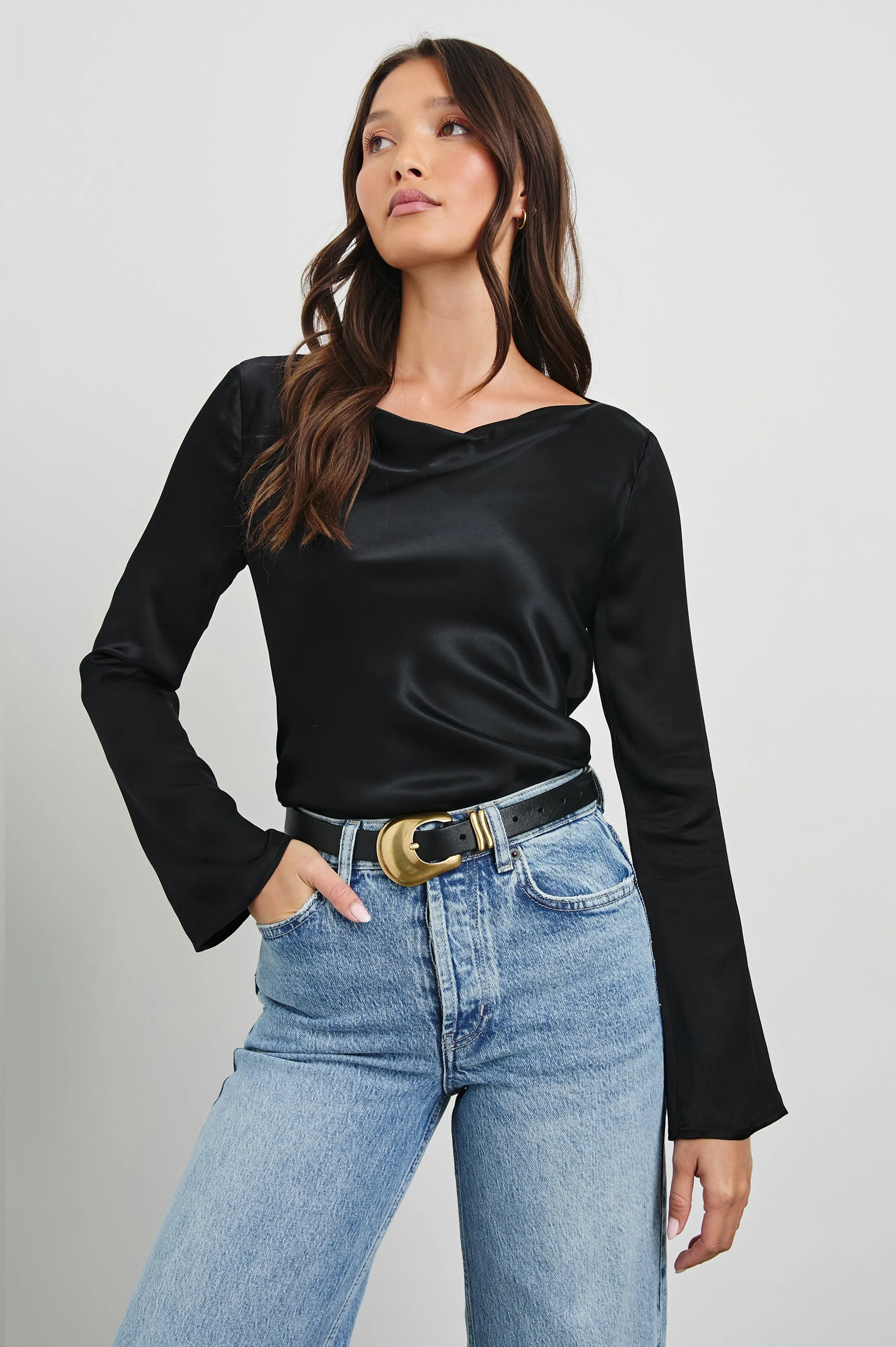 AMARI TOP - BLACK Rails