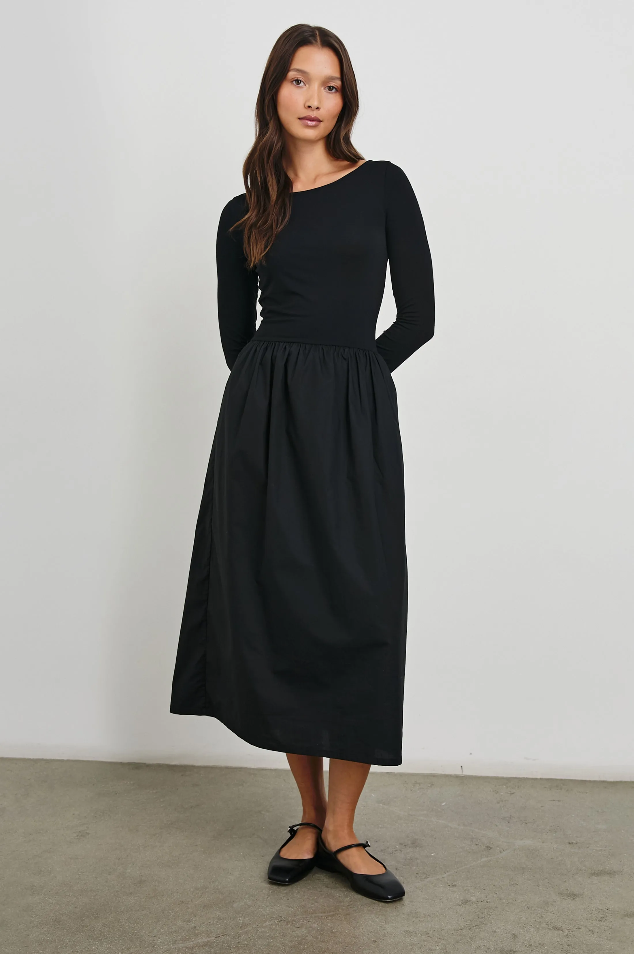 AMBERLY DRESS - BLACK Rails