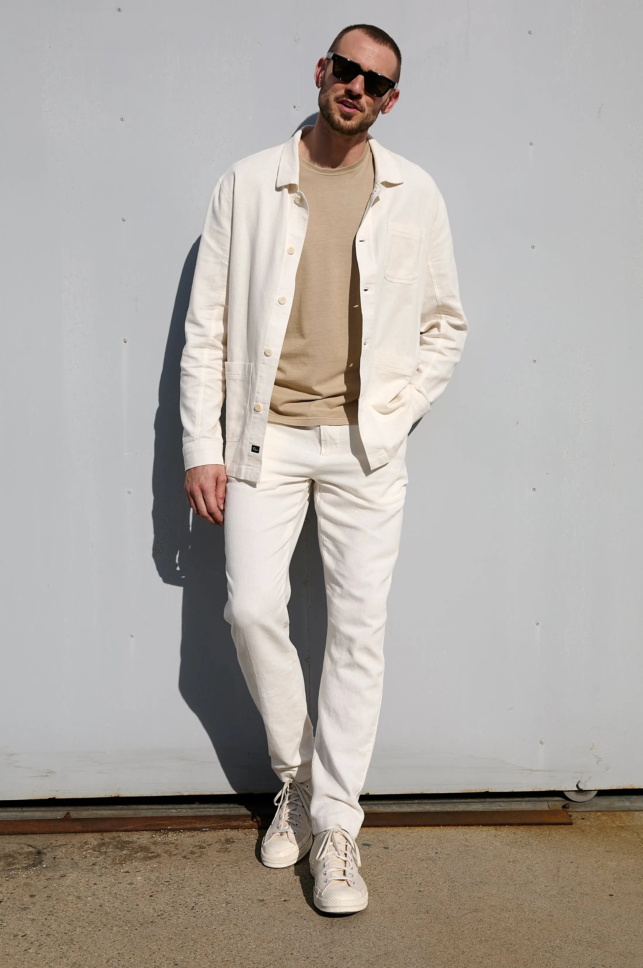 AMBROSE JACKET - ECRU Rails