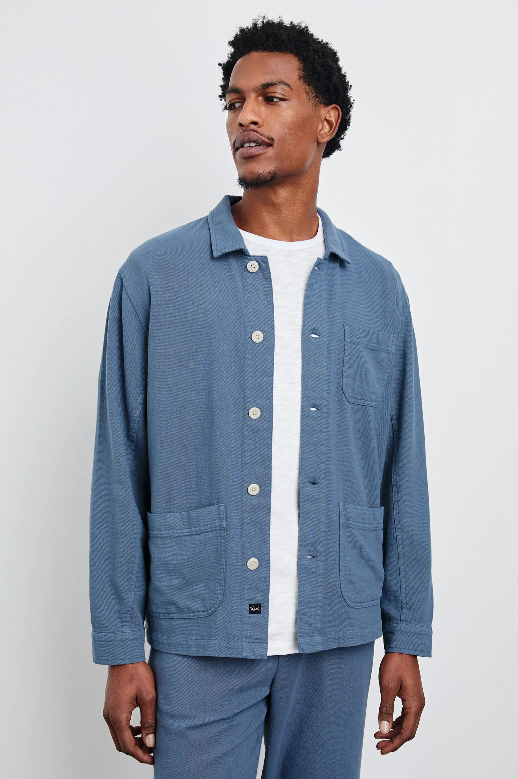 AMBROSE JACKET - WASHED BLUE Rails