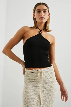 AMORA TOP - BLACK Rails