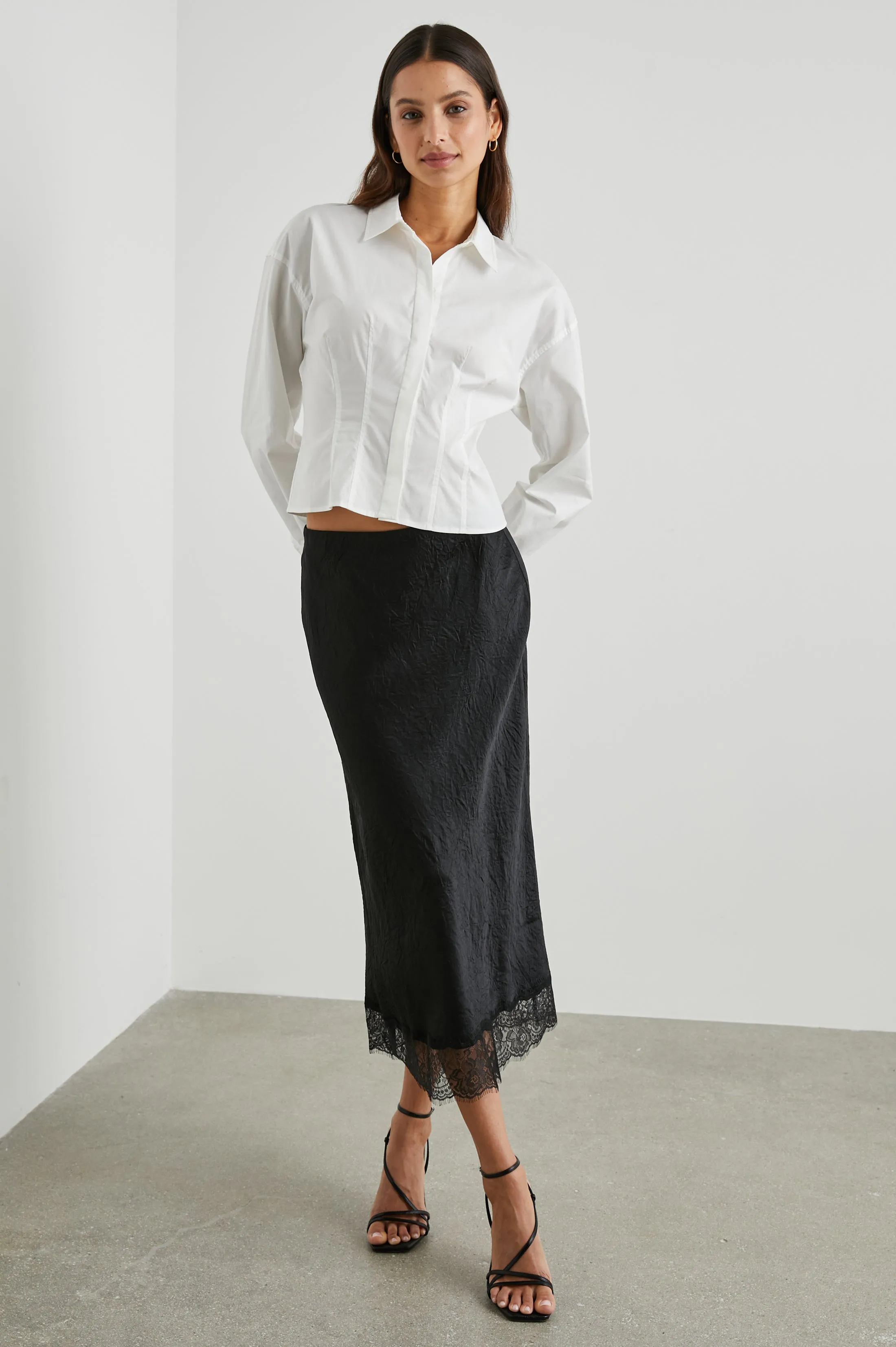 ANABELLE TOP - WHITE Rails