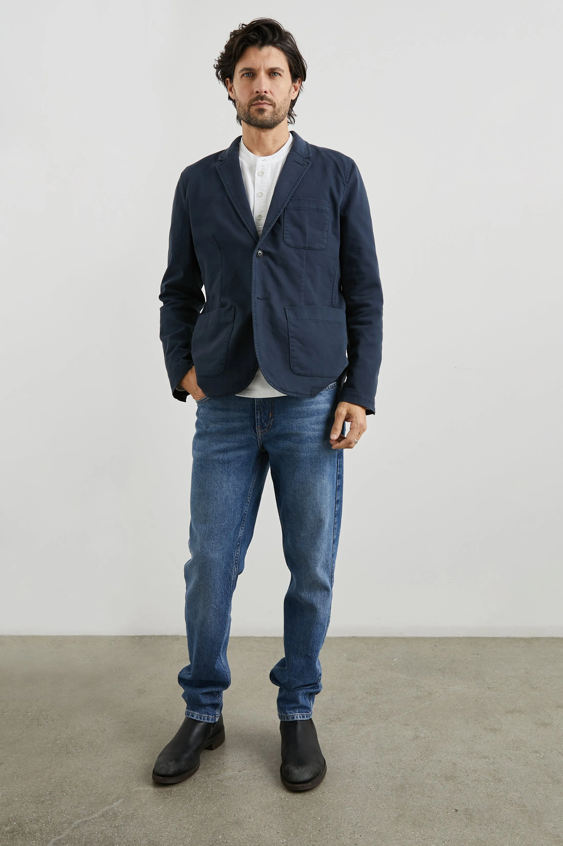 ANDRE BLAZER - RUGGED NAVY TWILL Rails