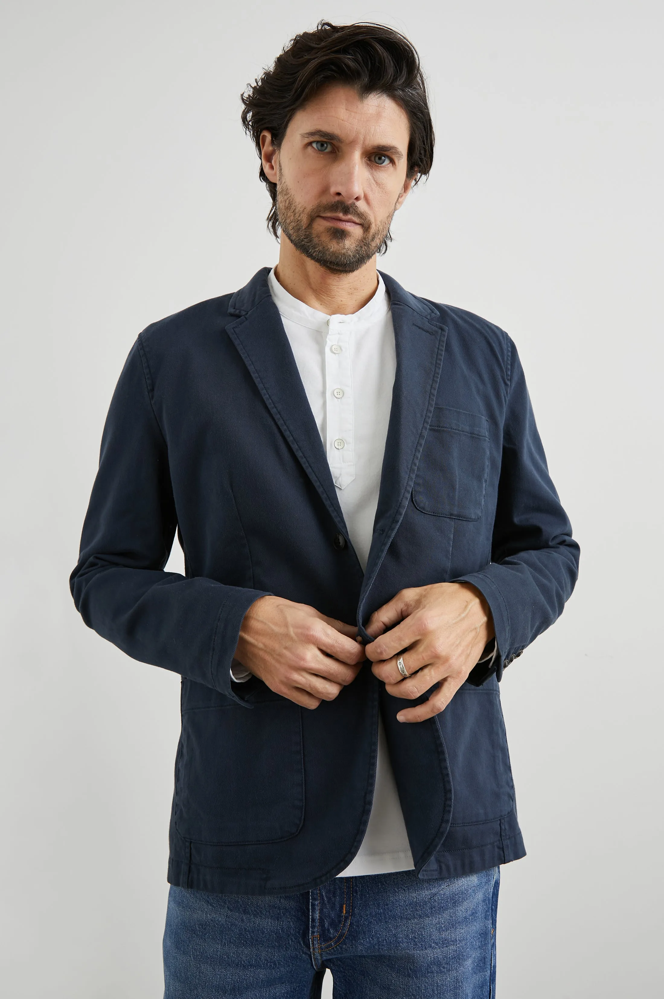 ANDRE BLAZER - RUGGED NAVY TWILL Rails