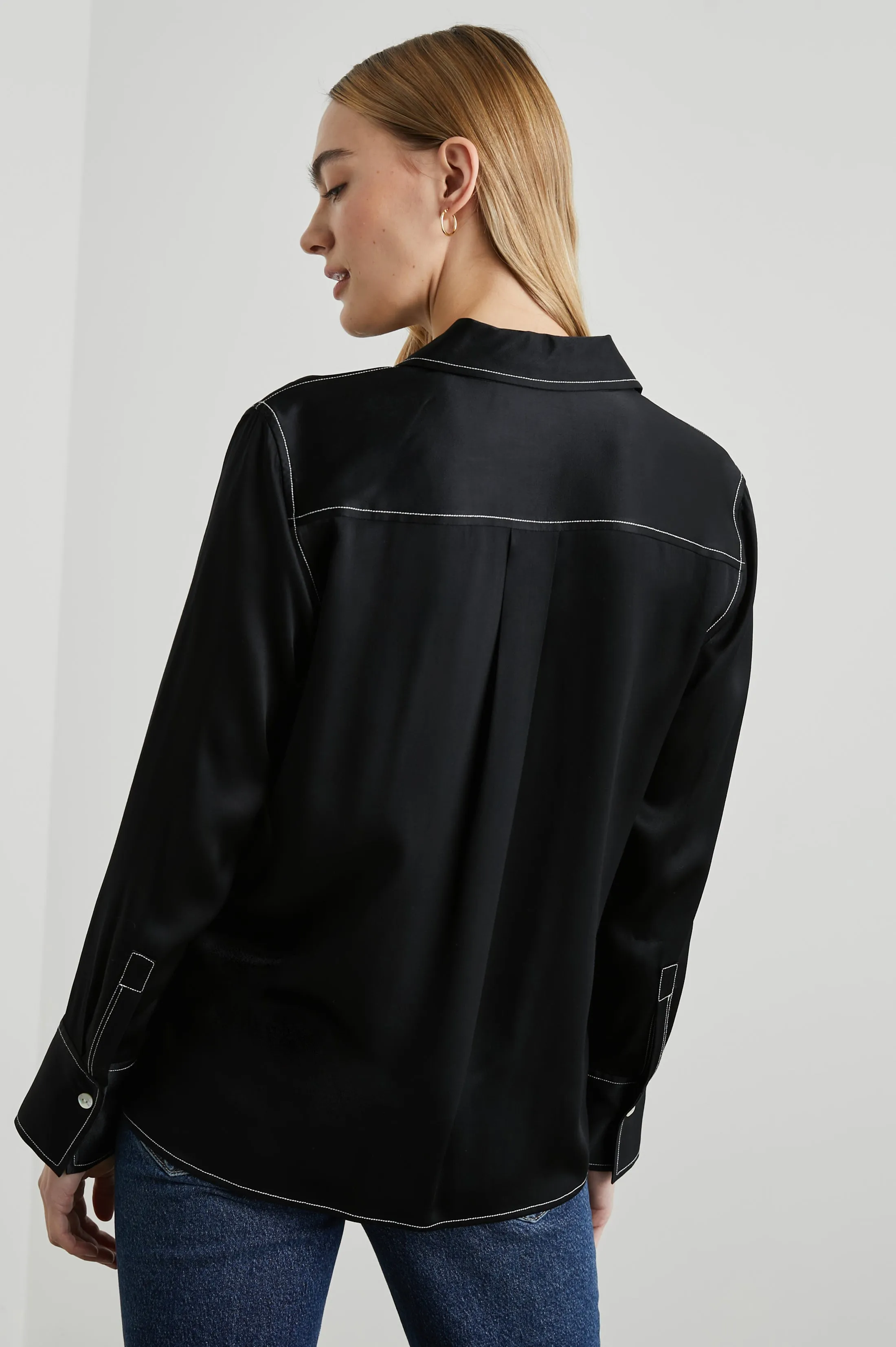 ANDREA TOP - BLACK Rails