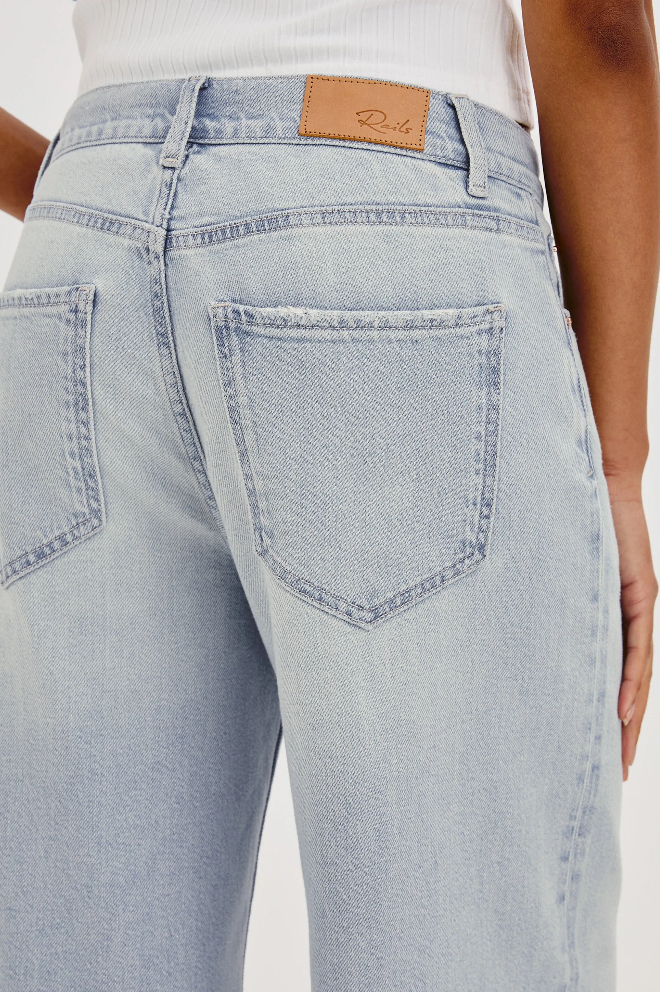 ANGELENO WIDE LEG CROP - SCUBA Rails