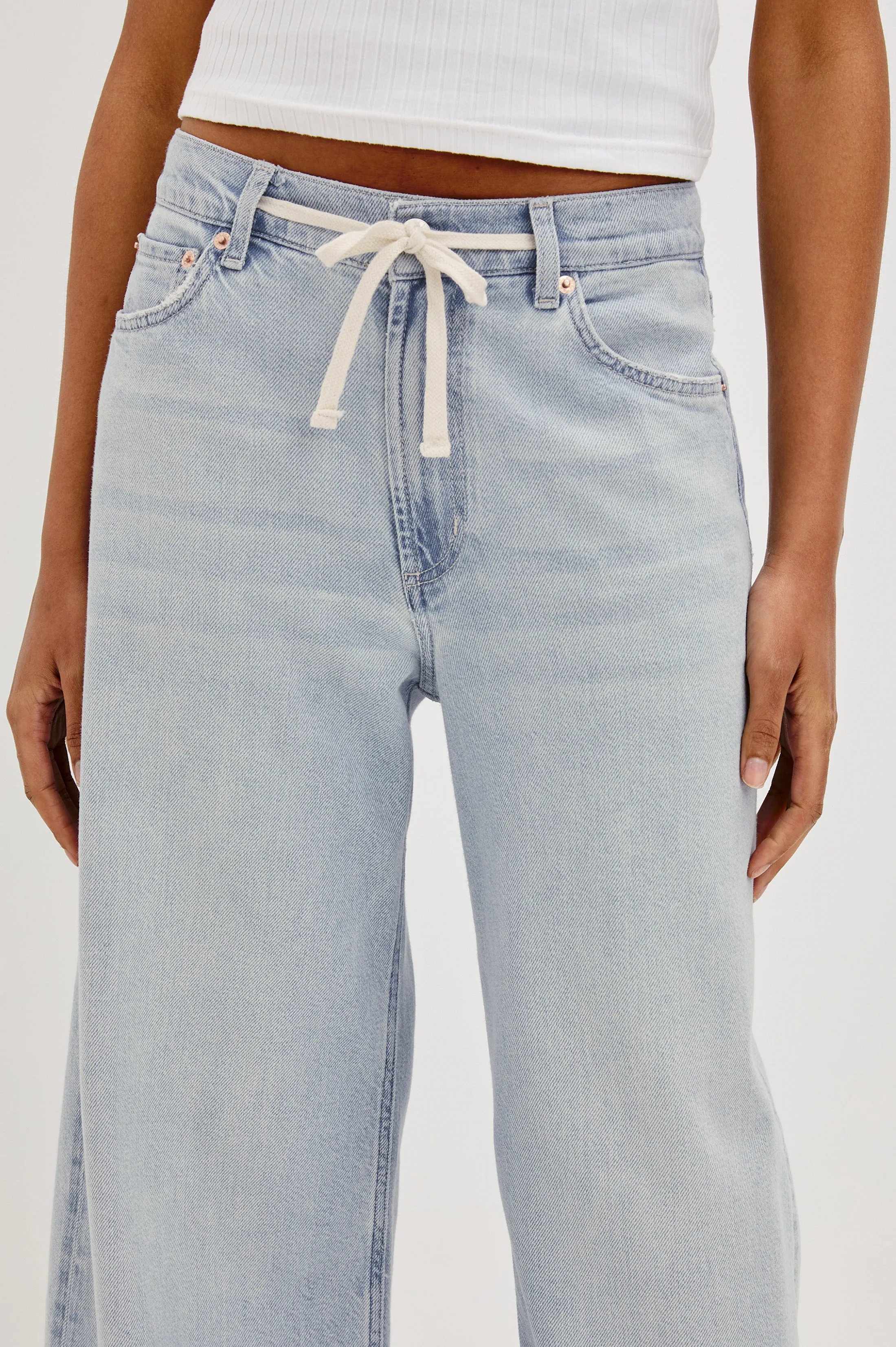 ANGELENO WIDE LEG CROP - SCUBA Rails