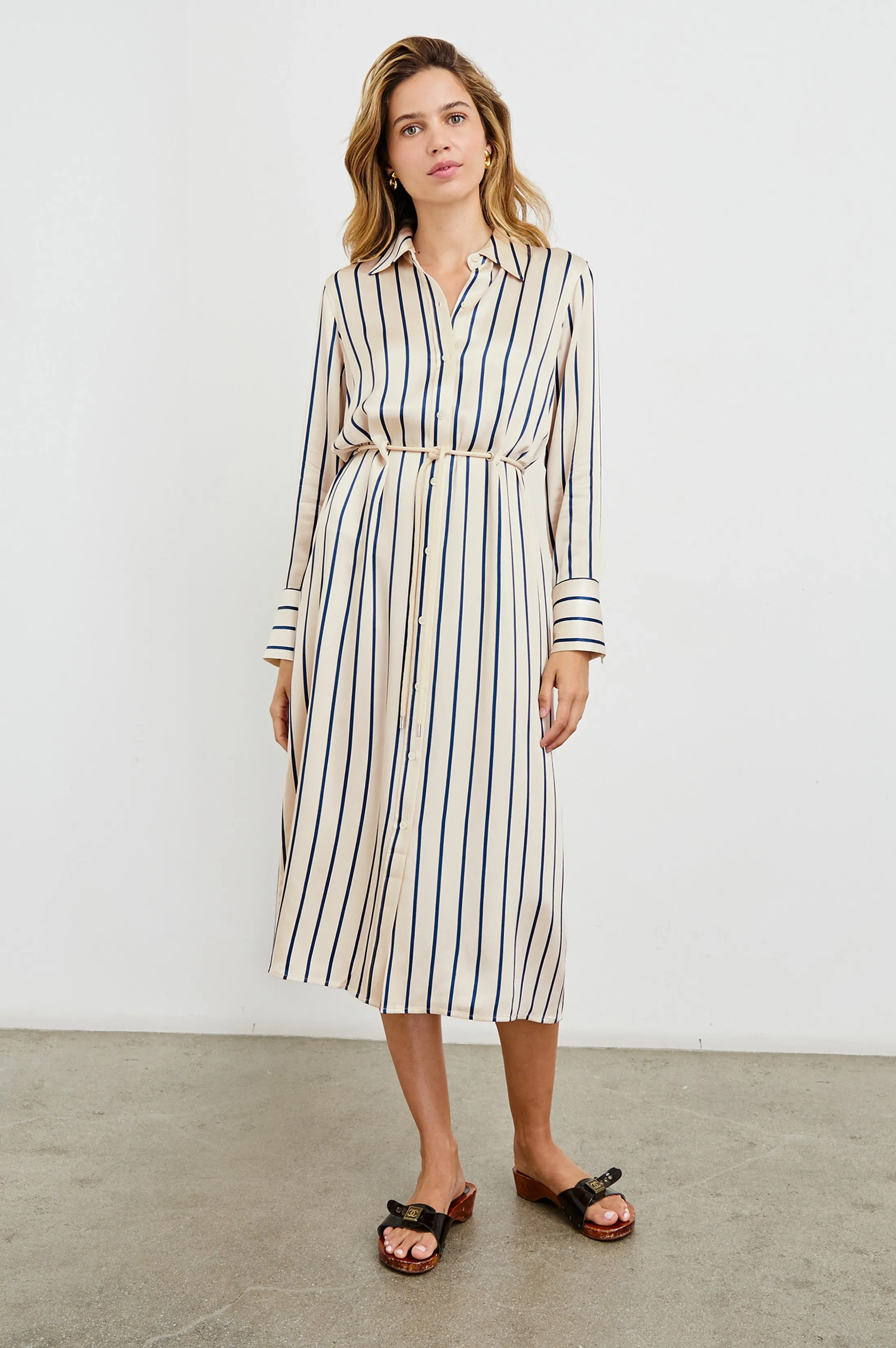 ANINA DRESS - CERAMIC NAVY STRIPE Rails