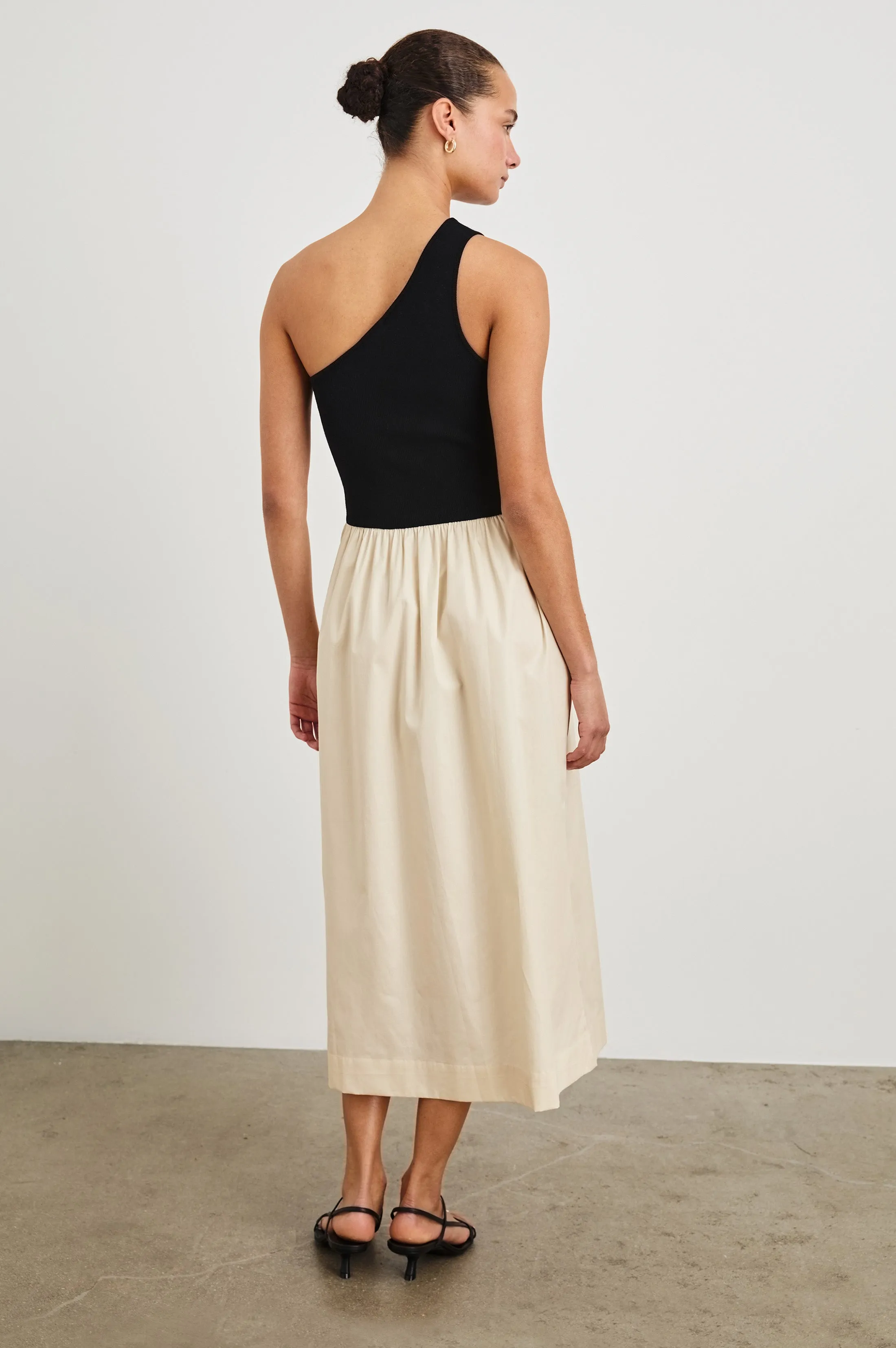 ANITA DRESS - BLACK IVORY Rails