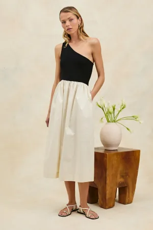ANITA DRESS - BLACK IVORY Rails