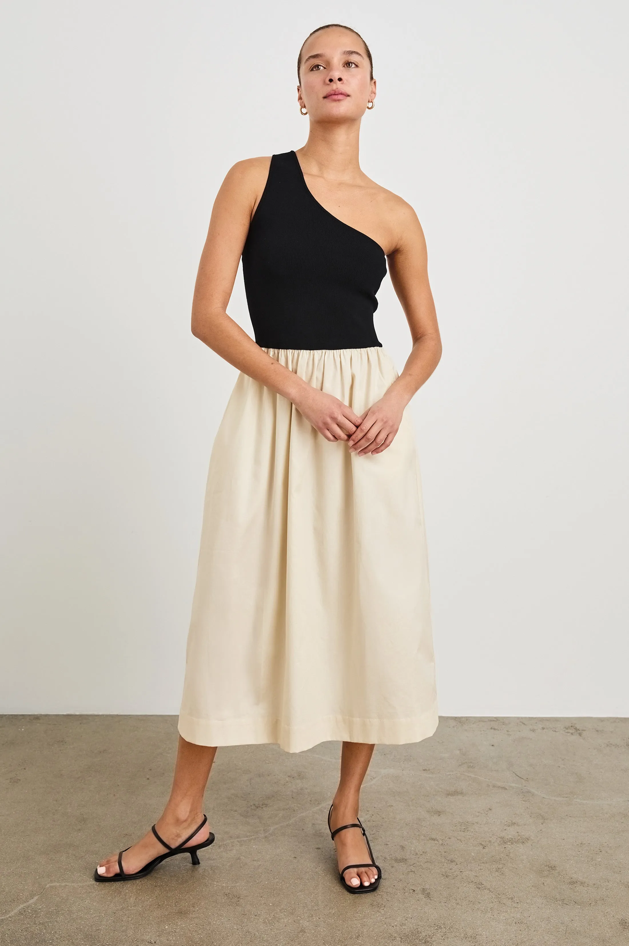 ANITA DRESS - BLACK IVORY Rails
