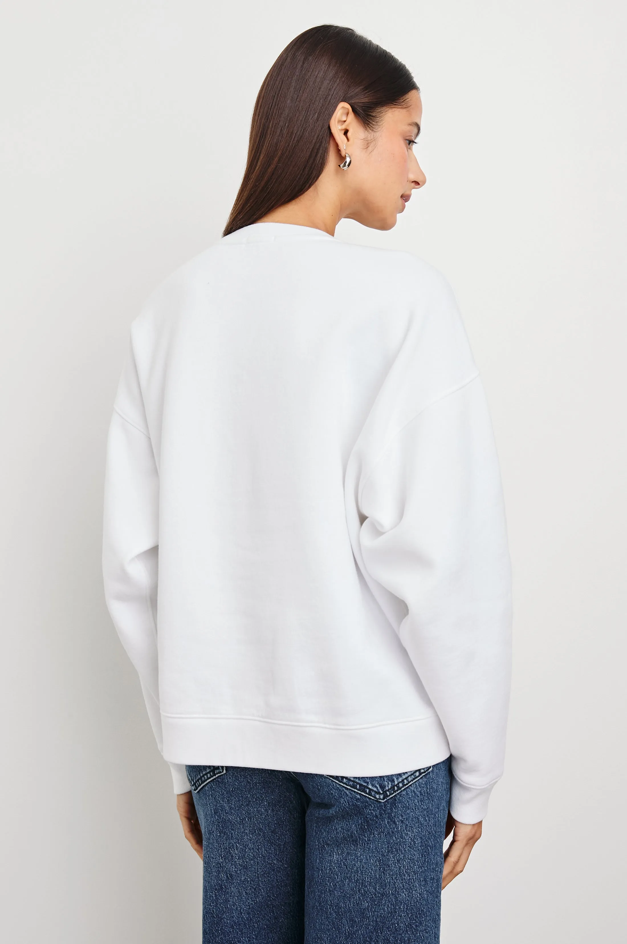 ANNIVERSARY SWEATSHIRT - IVORY NAVY Rails