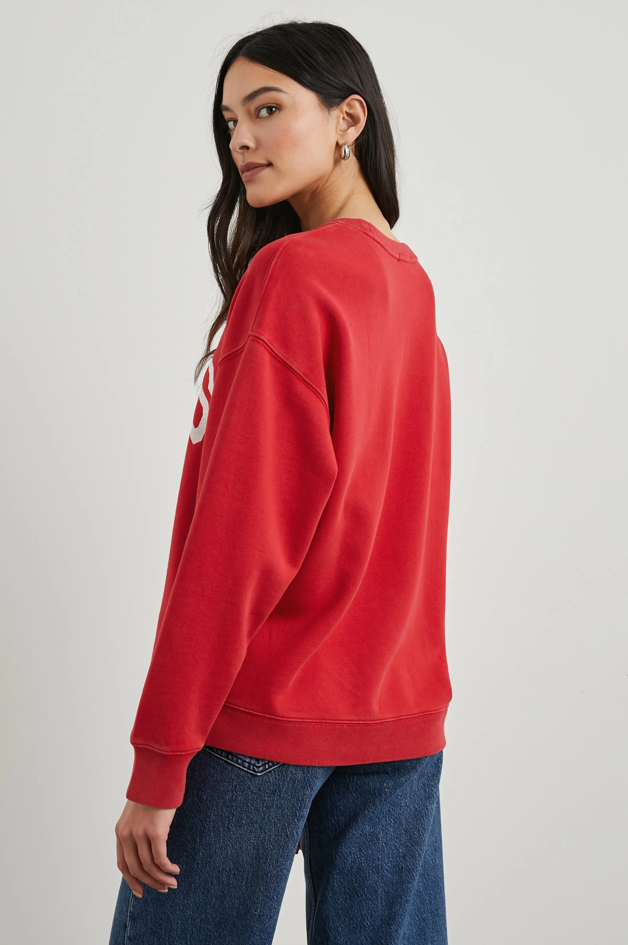 ANNIVERSARY SWEATSHIRT - WASHED RED Rails