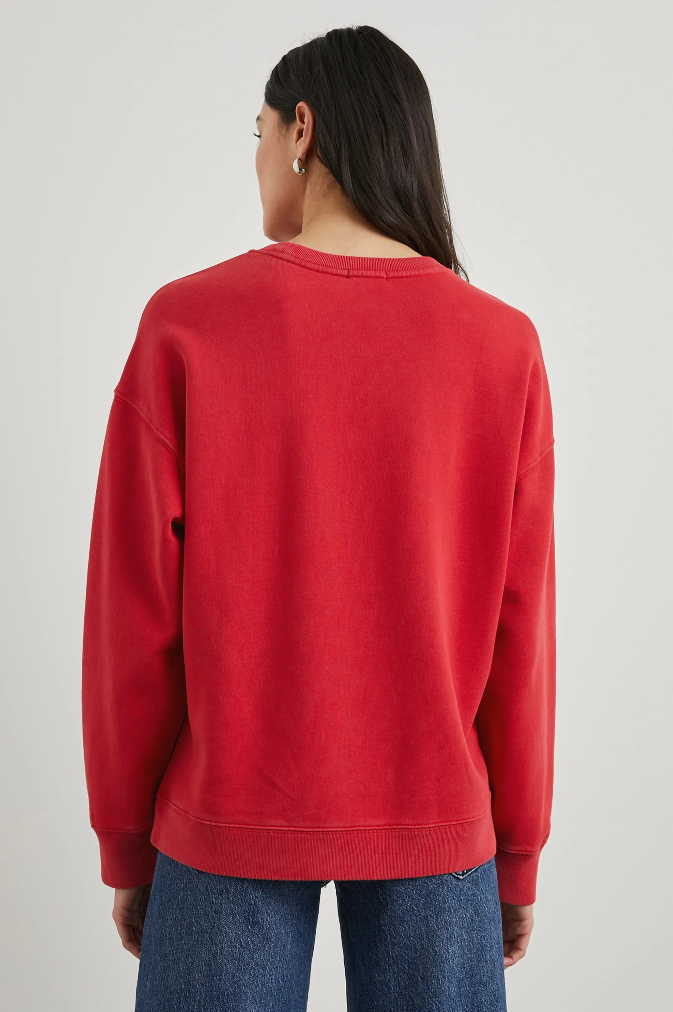 ANNIVERSARY SWEATSHIRT - WASHED RED Rails
