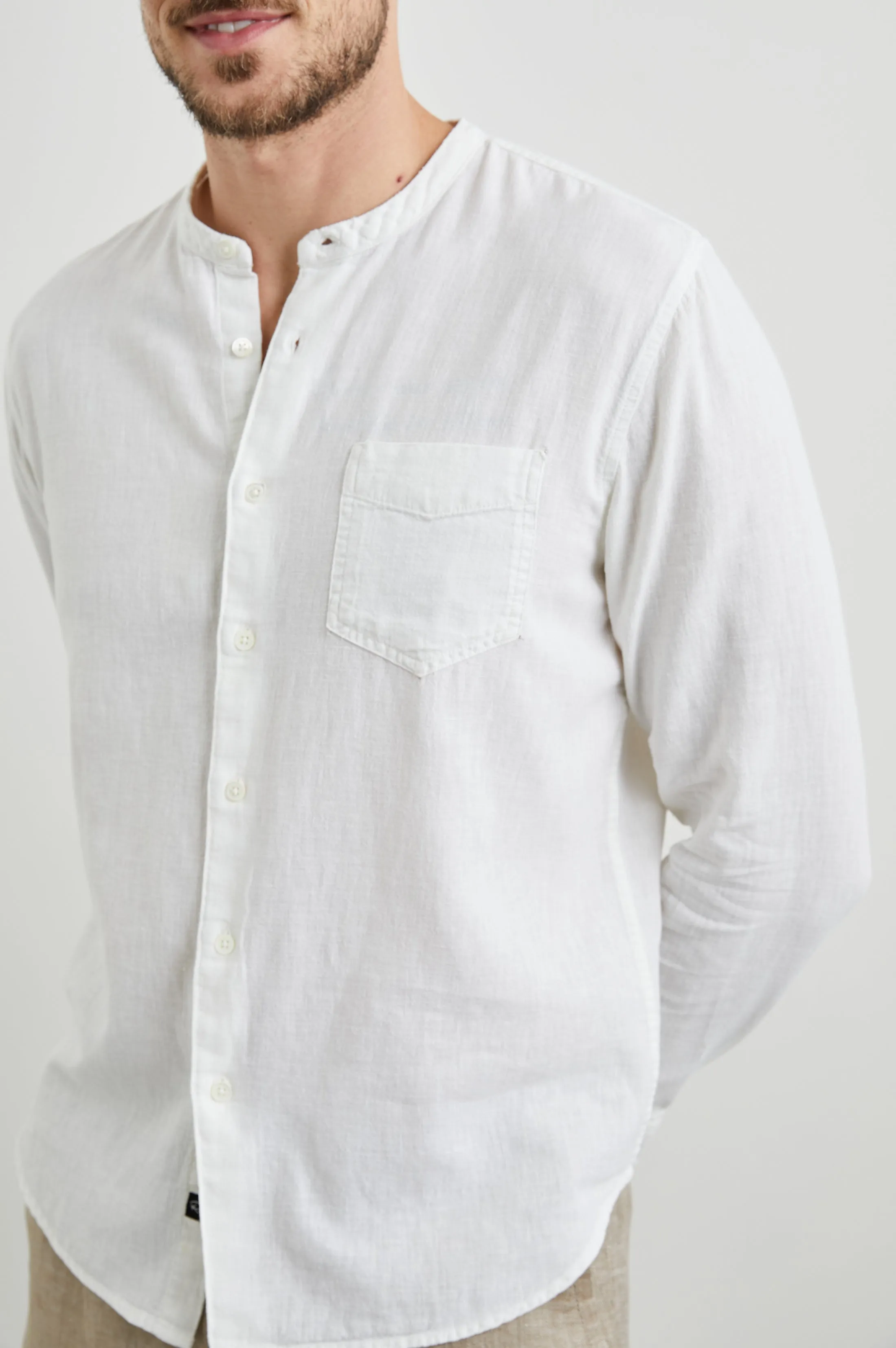 ANTOINE SHIRT - ANTIQUE WHITE Rails