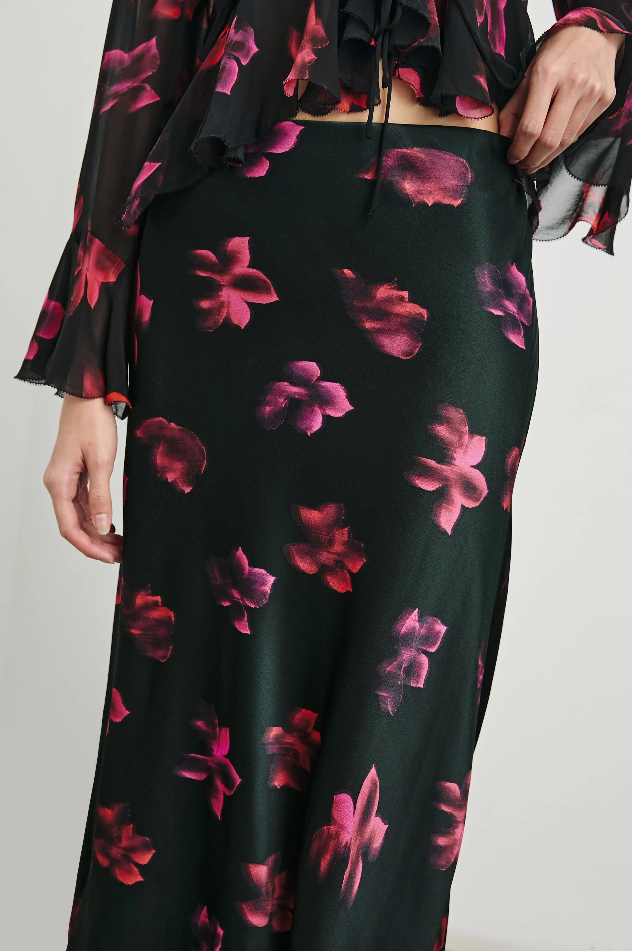 ANYA SKIRT - DARK AZALEA Rails