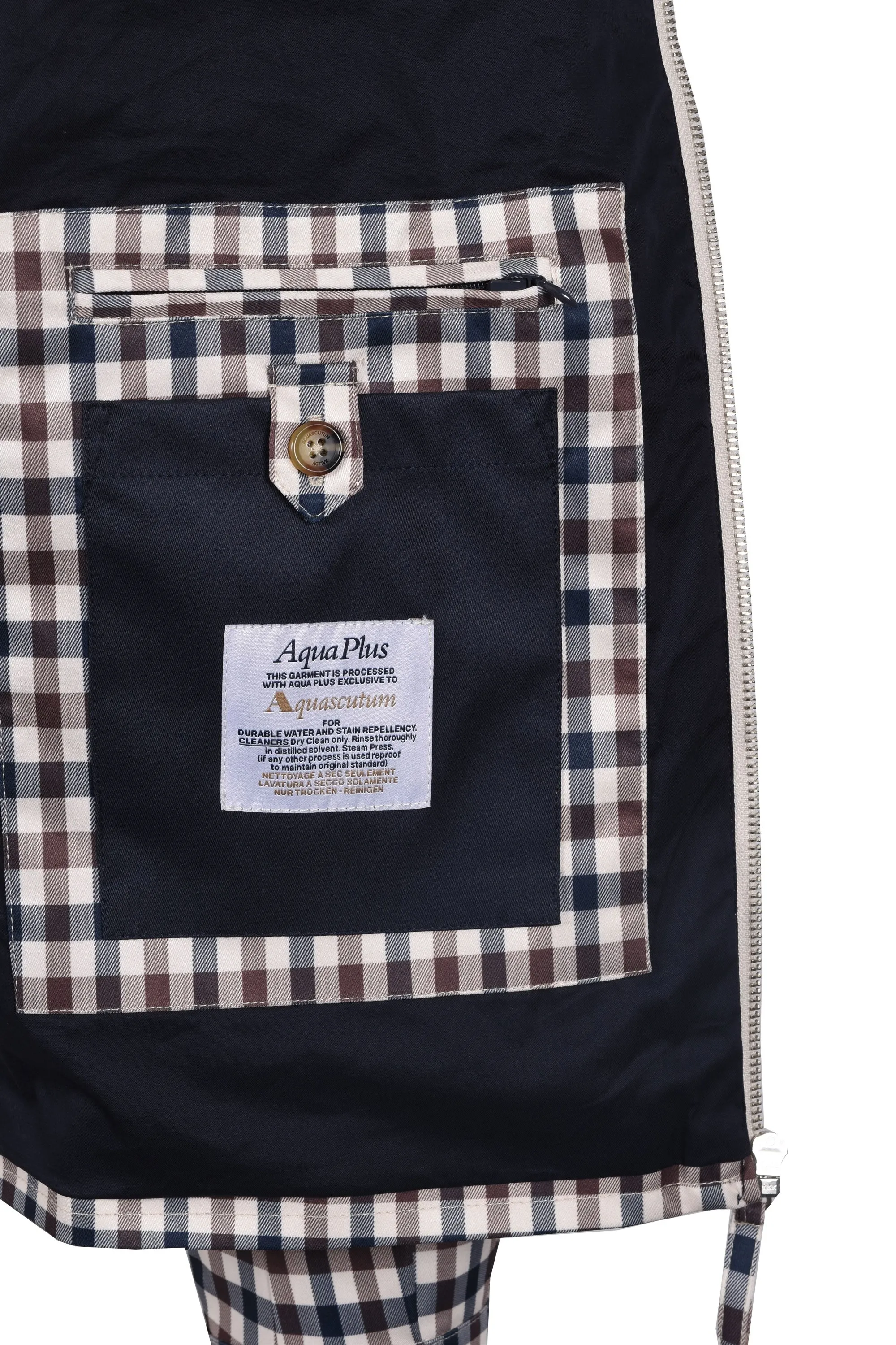 Aquascutum Active Archival Jacket Club Check