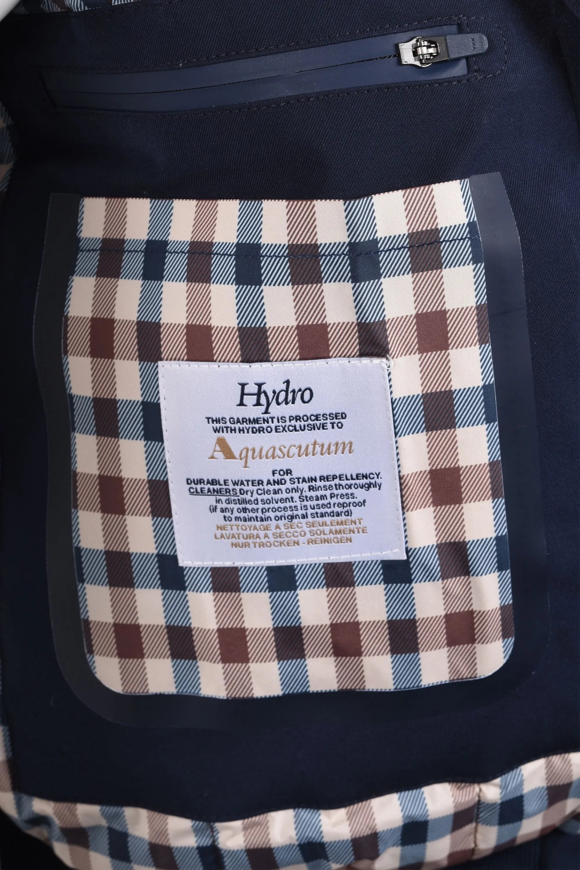 Aquascutum Hydro Active Scutum Jacket Navy