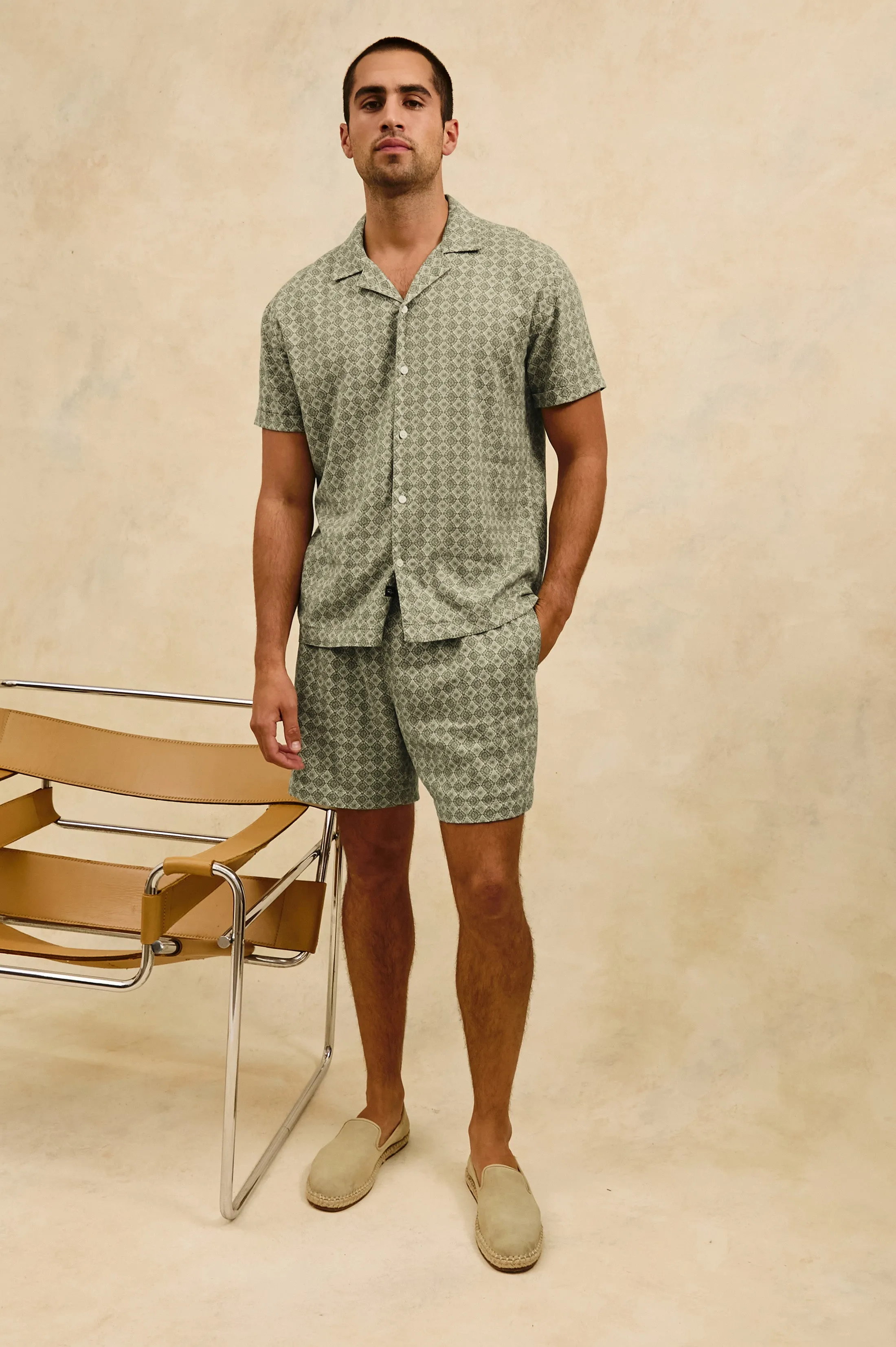 ARIES SHORT - DIAMOND OAT OLIVE Rails