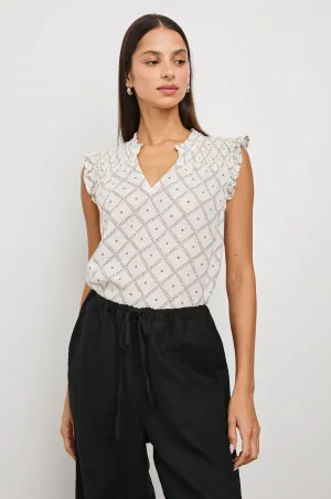 ARLENE TOP - IVORY ZANZIBAR Rails