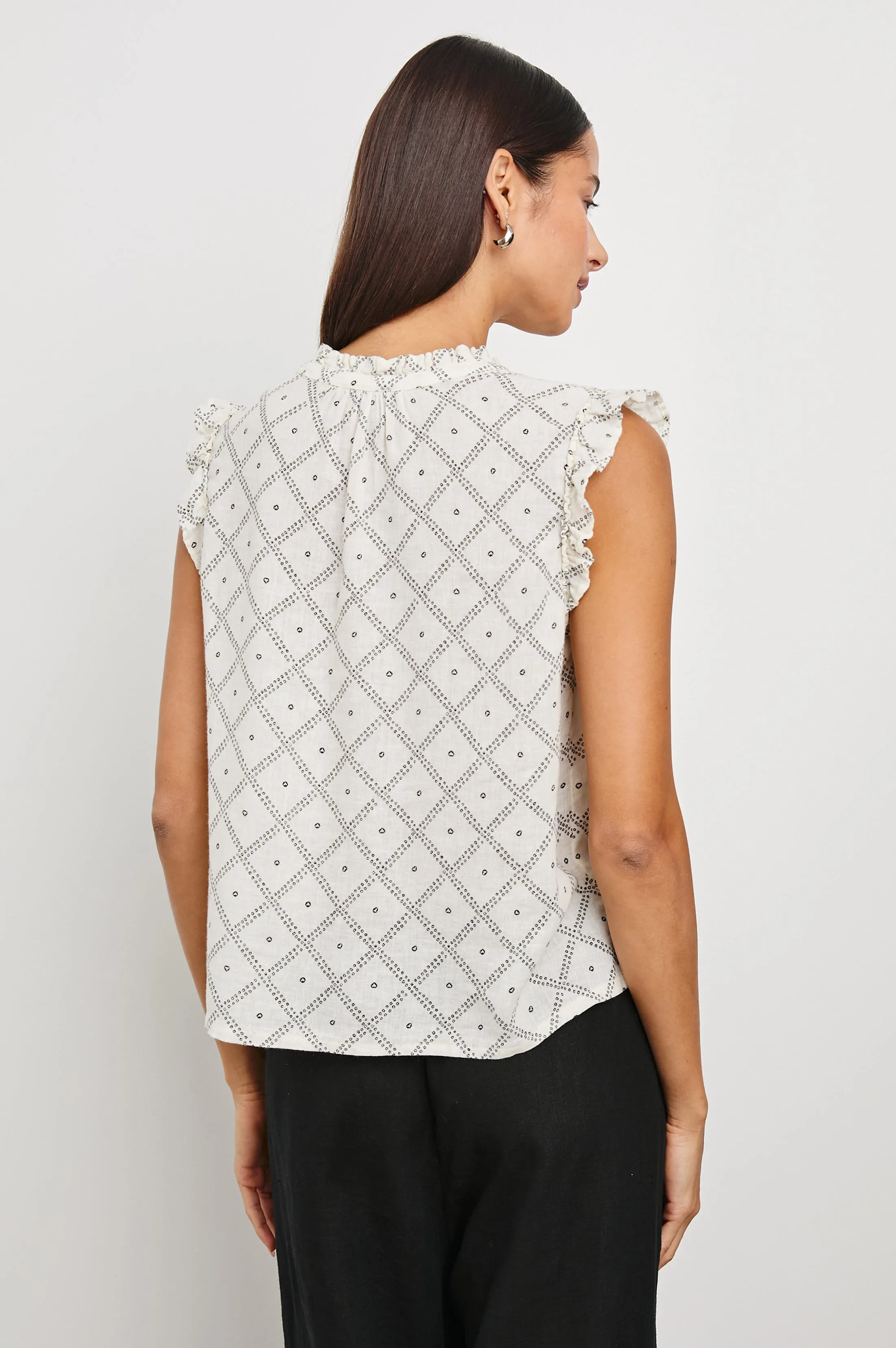 ARLENE TOP - IVORY ZANZIBAR Rails