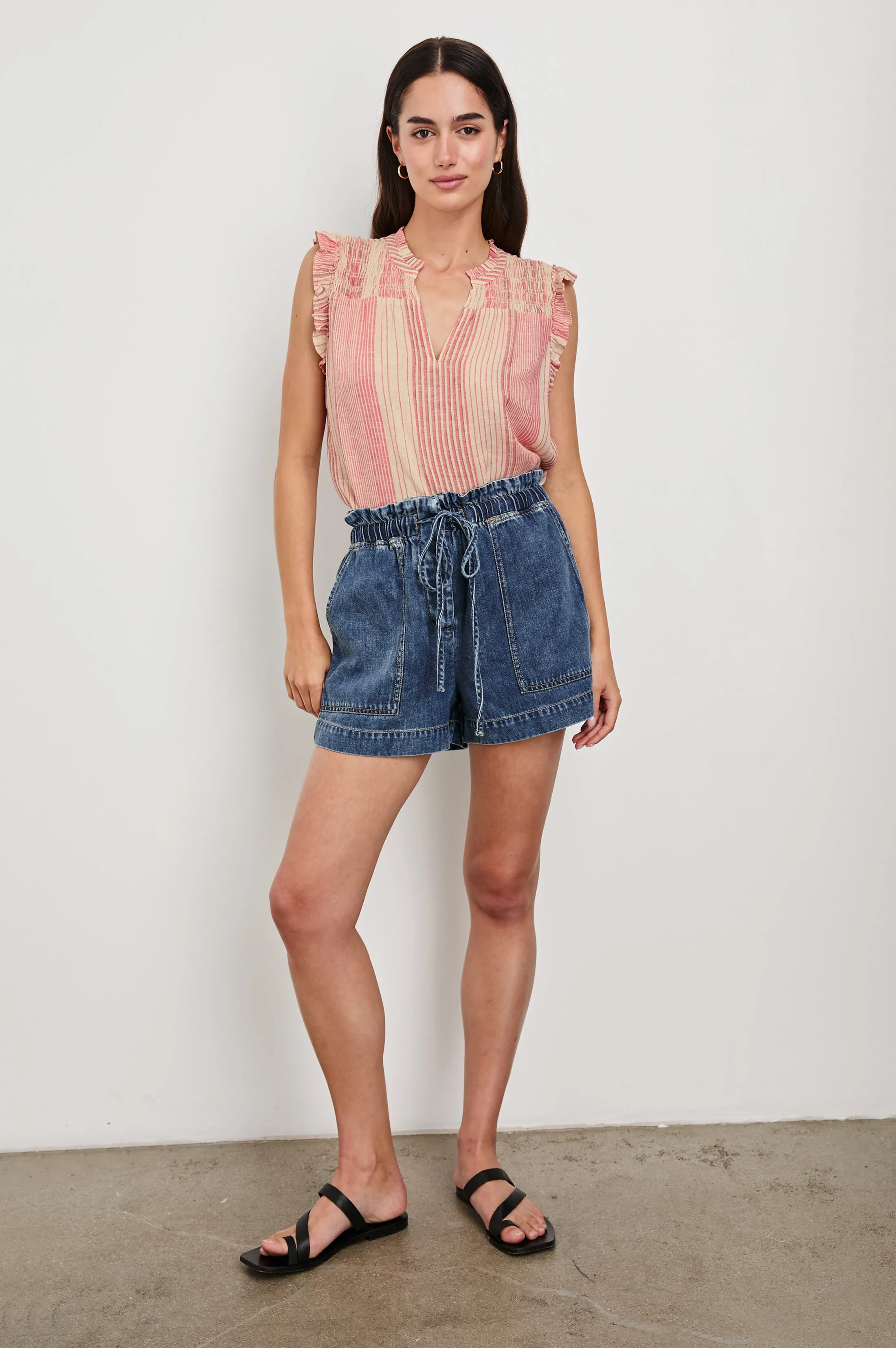 ARLENE TOP - SALERNO STRIPE Rails