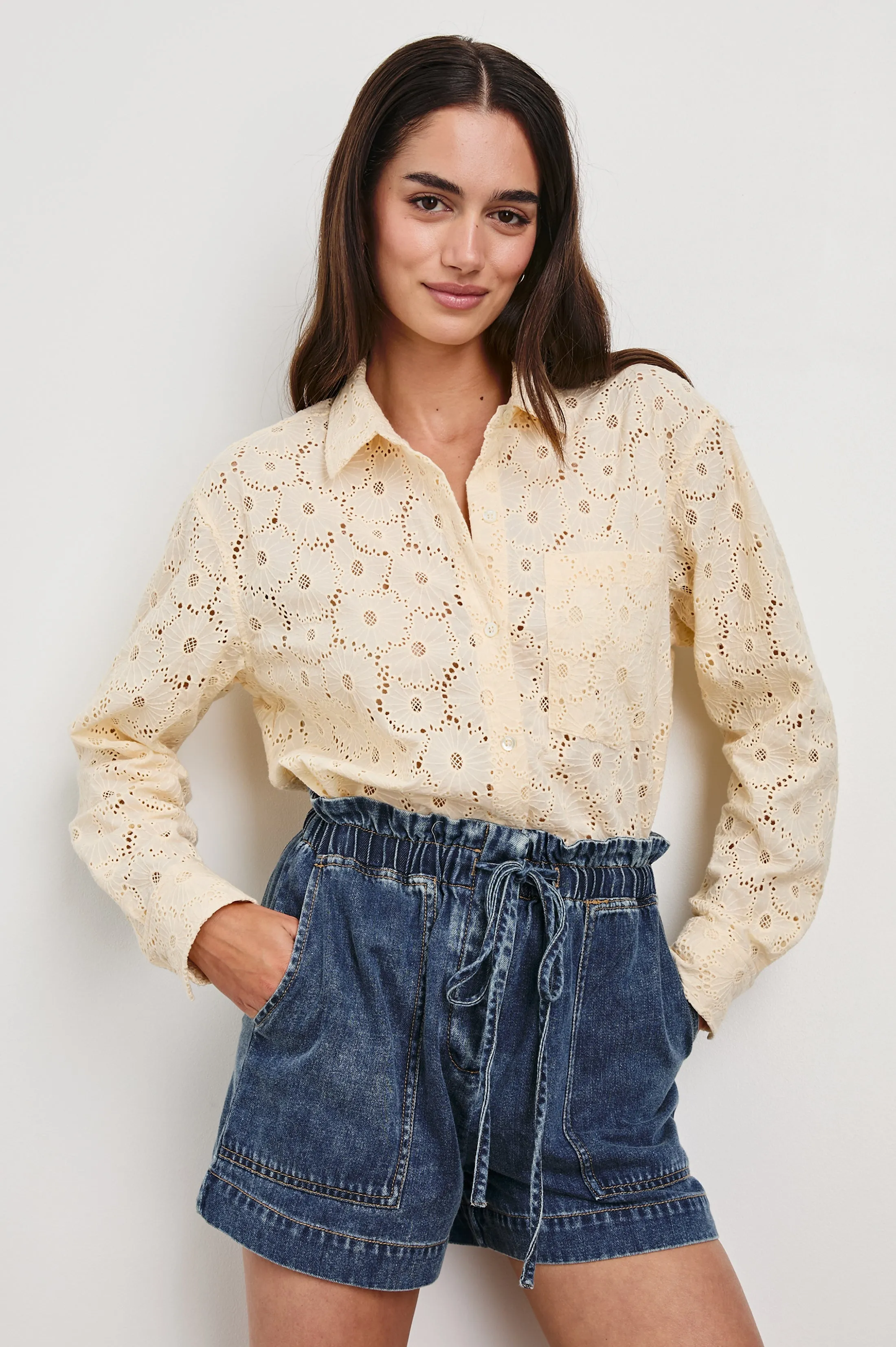 ARLO SHIRT - CREAM FLORAL Rails