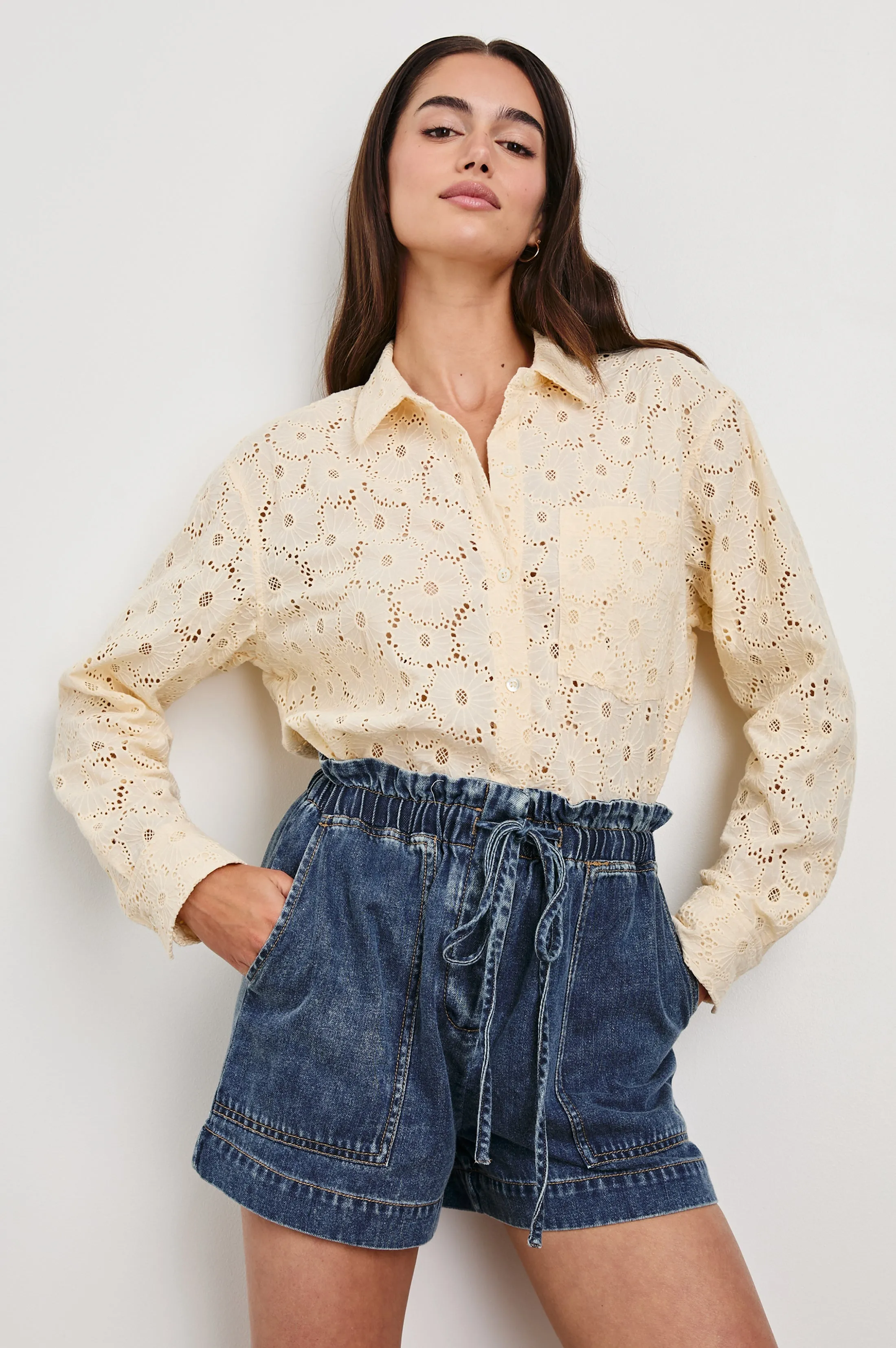 ARLO SHIRT - CREAM FLORAL Rails
