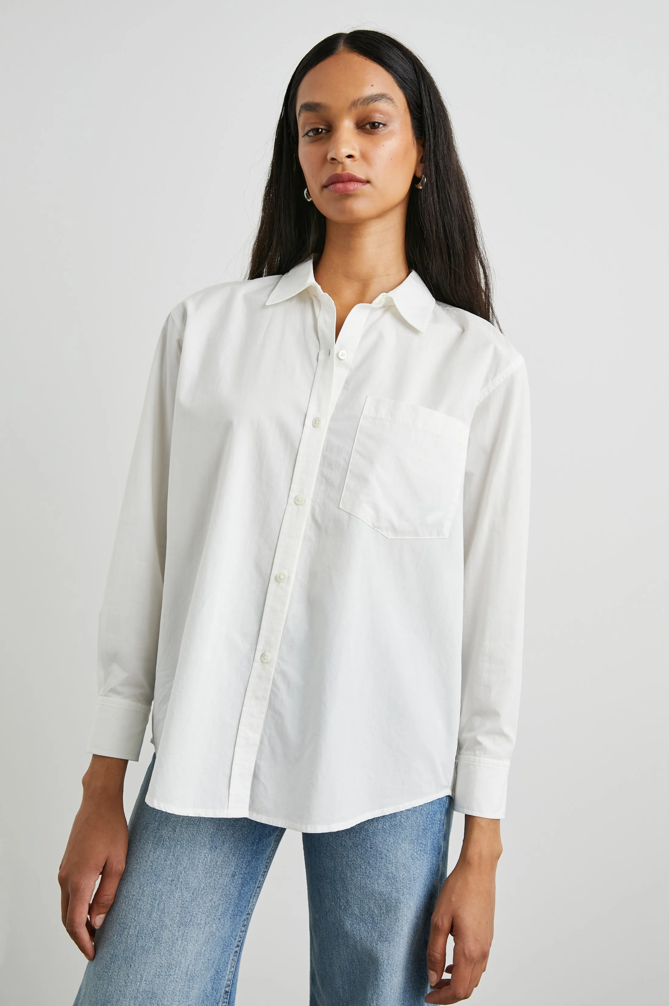 ARLO SHIRT - WHITE Rails