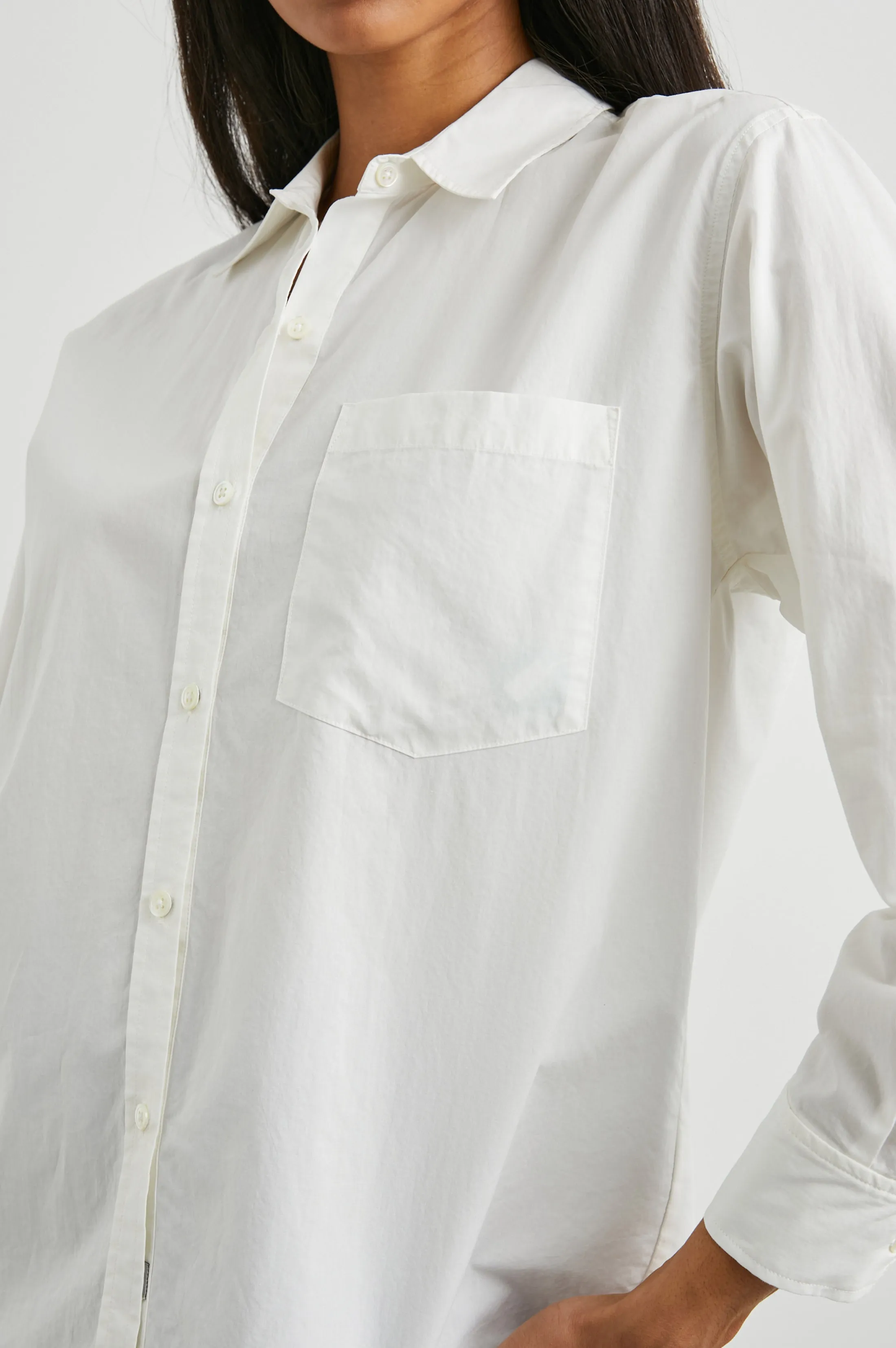 ARLO SHIRT - WHITE Rails