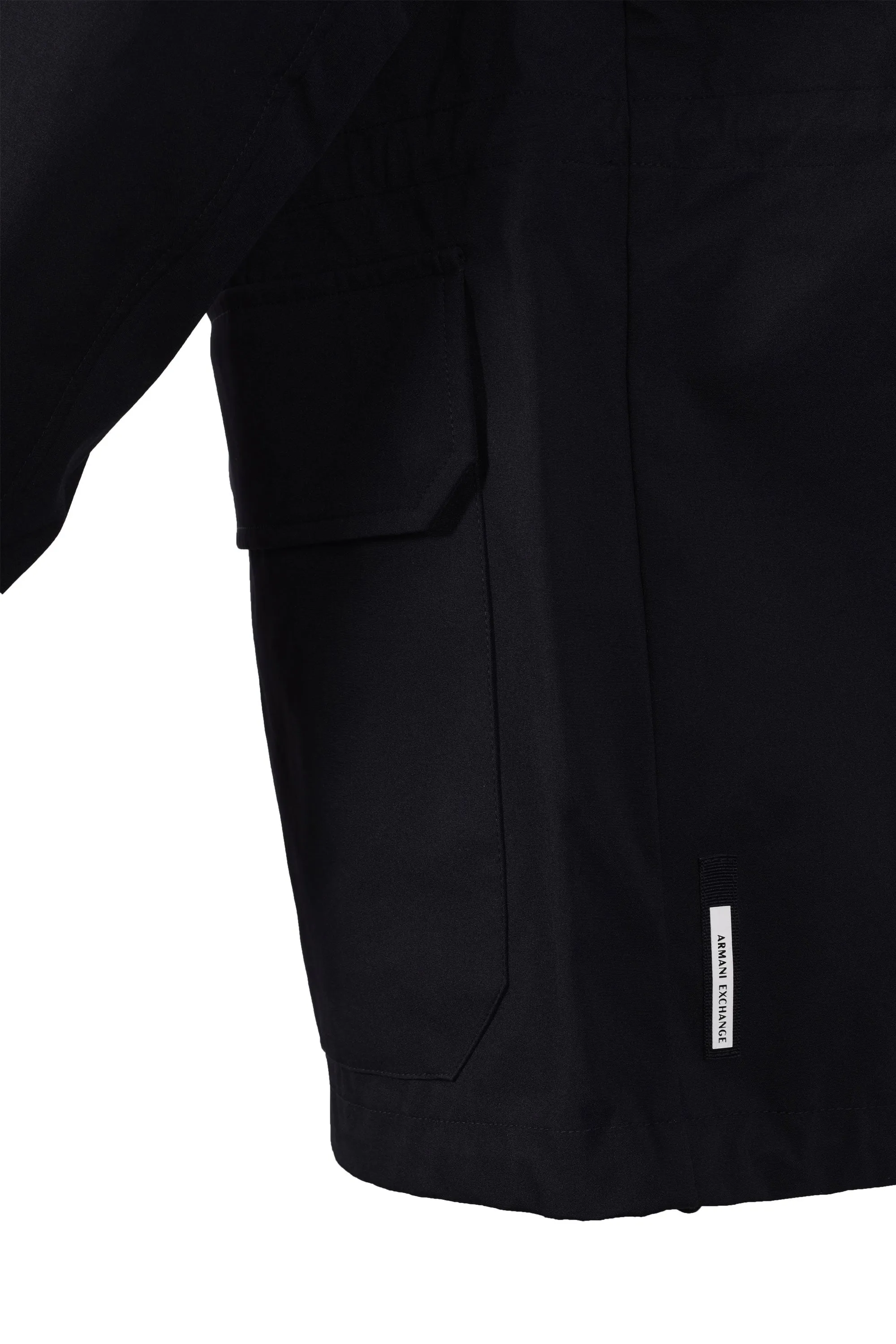Armani Exchange Caban Coat Dark Navy