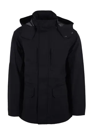 Armani Exchange Caban Coat Dark Navy