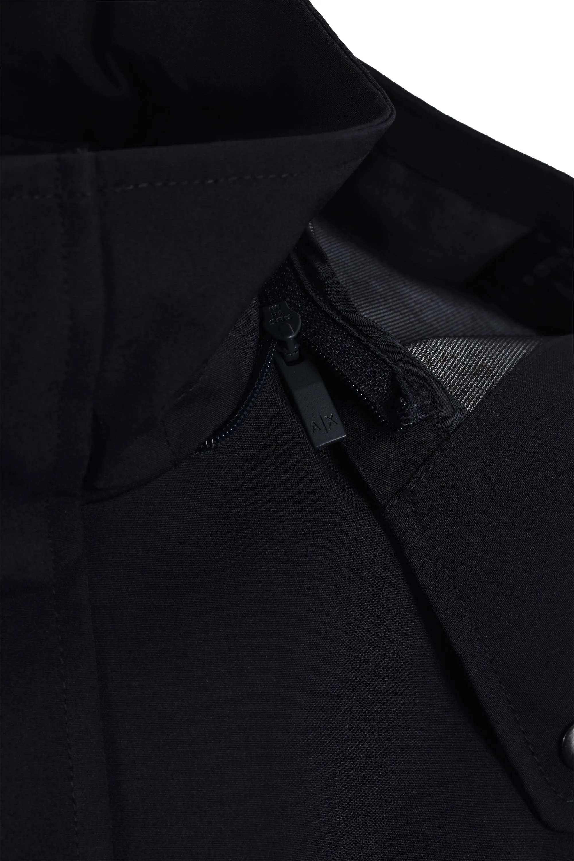 Armani Exchange Caban Coat Dark Navy