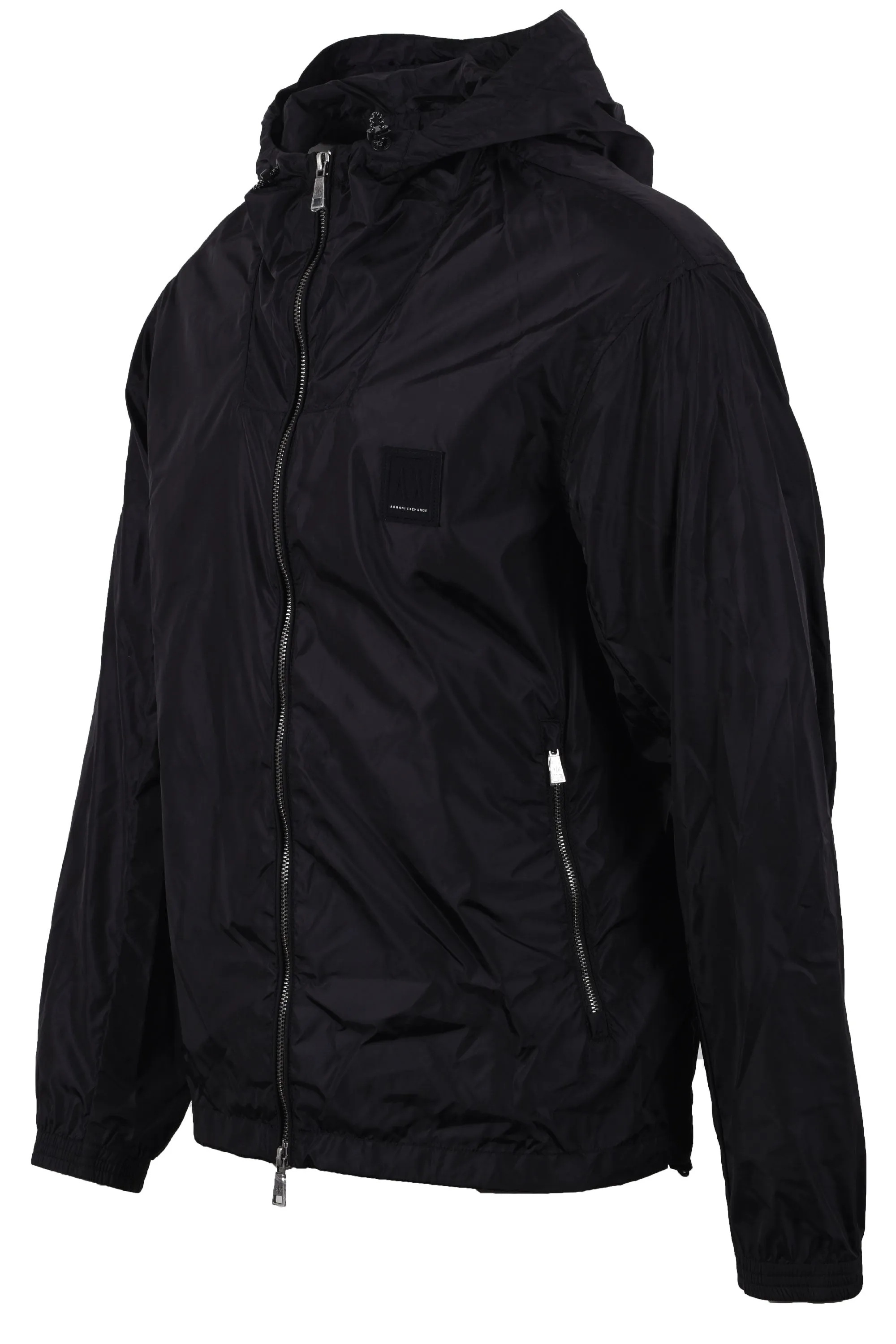 Armani Exchange Full Zip Blouson Jacket Black