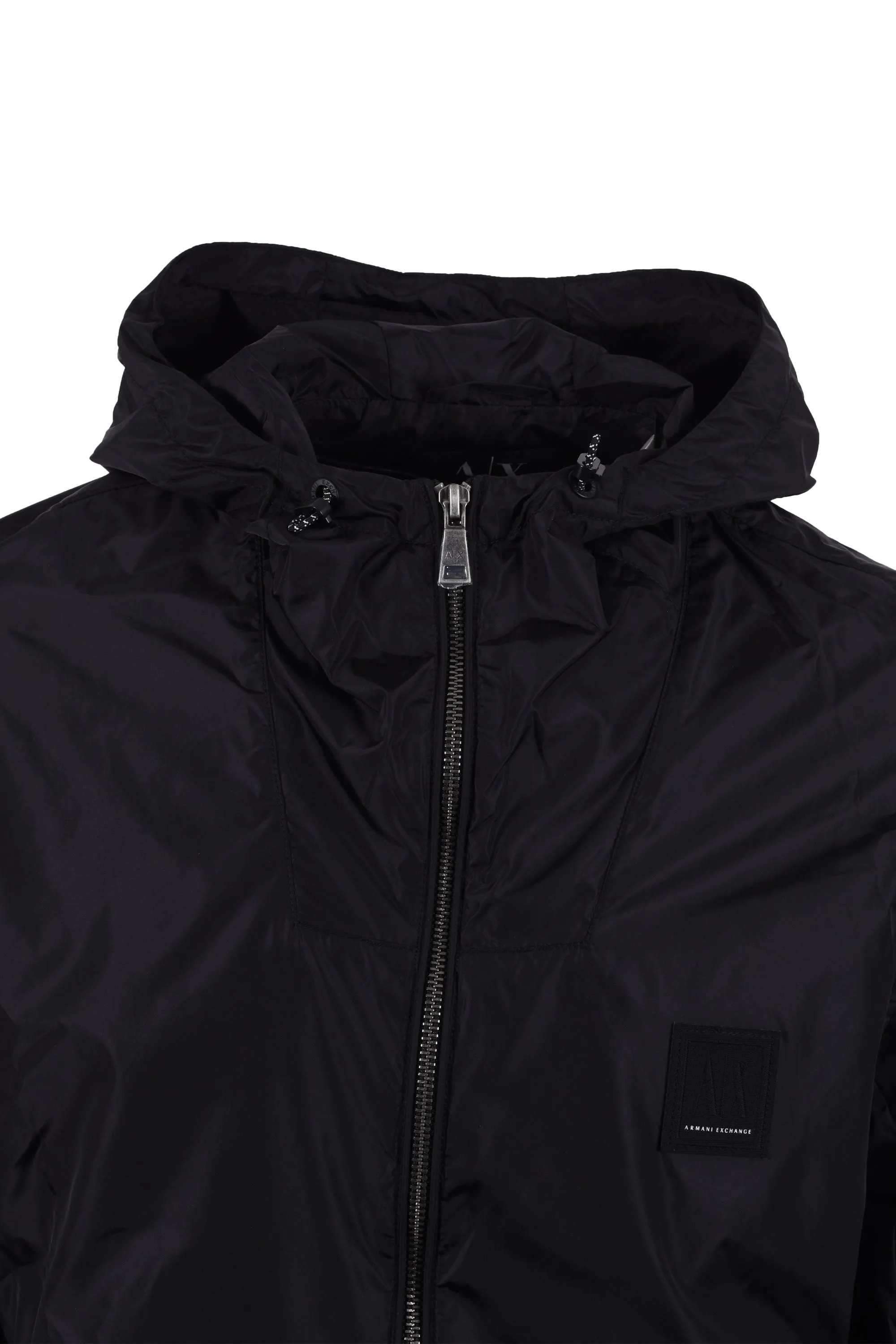 Armani Exchange Full Zip Blouson Jacket Black